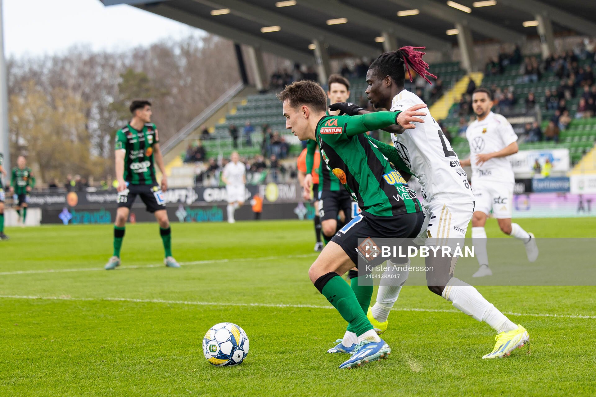 Varbergs Anton Kurochkin och Östersunds Yannick Armel