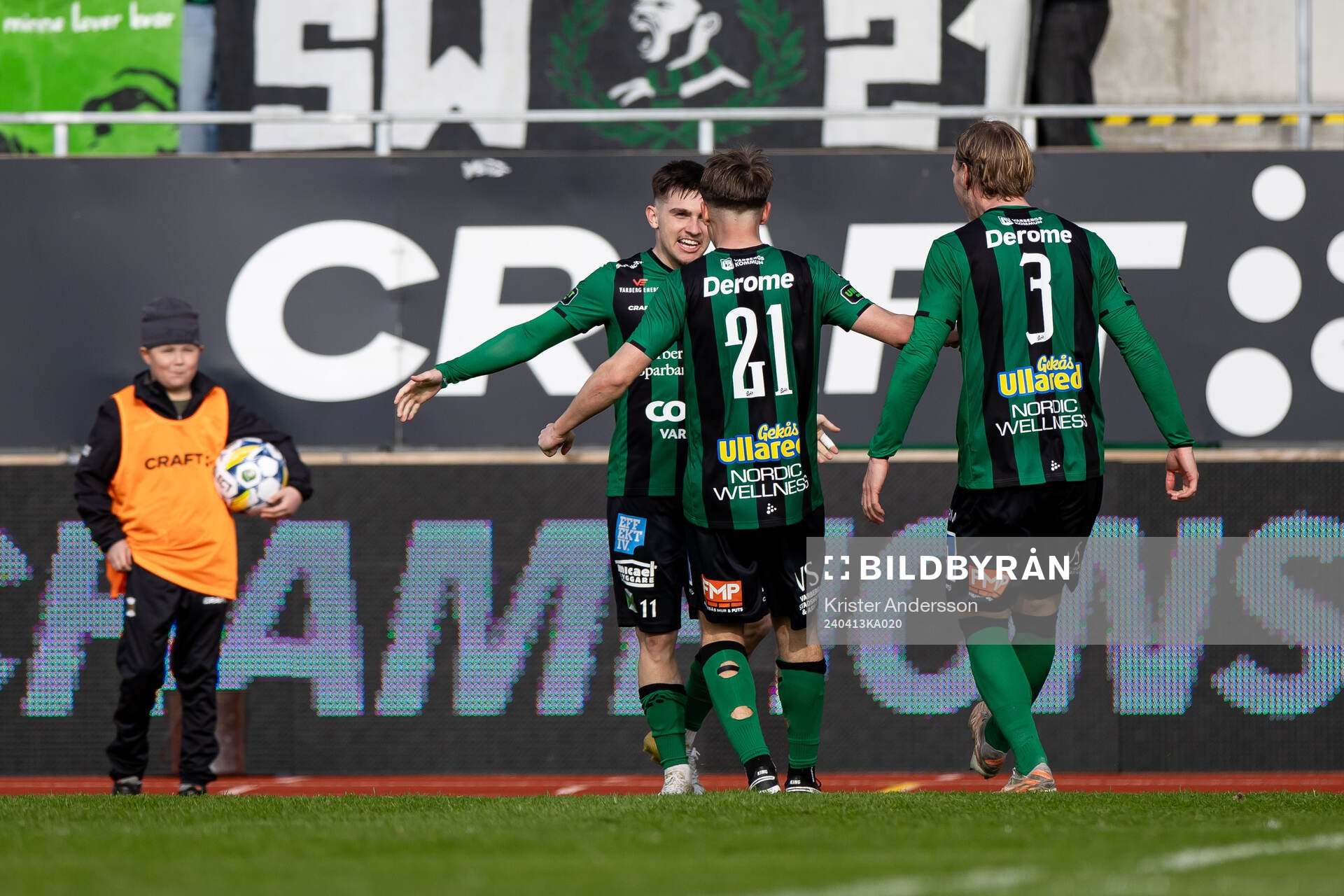 Varbergs Isak Bjerkebo jublar