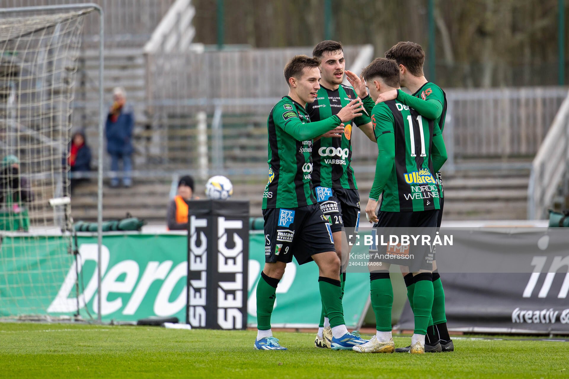 Varbergs spelare jublar