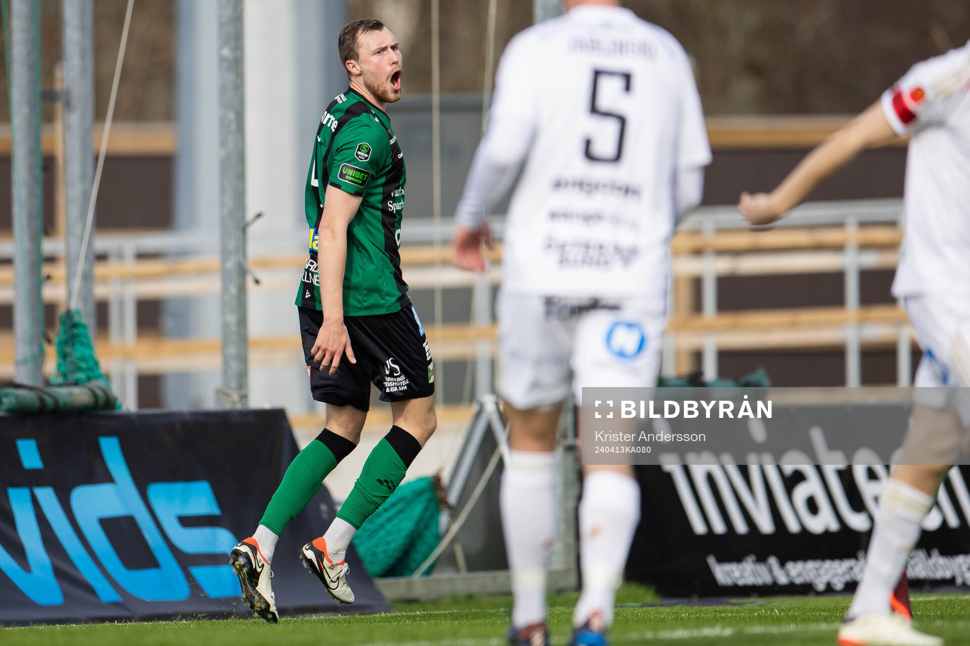 Varbergs Niklas Dahlström reagerar