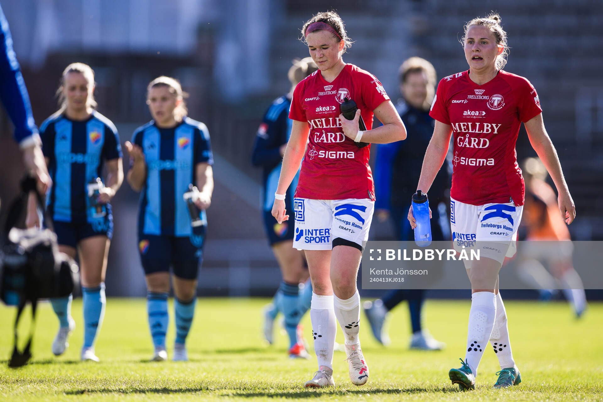 Trelleborgs Erica Persson Welin och Sofie Rewucha deppar