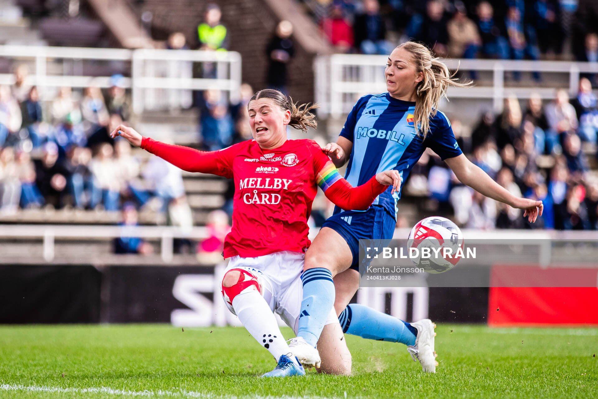 Trelleborgs Saga Ollerstam och Djurgårdens Olivia Ländin