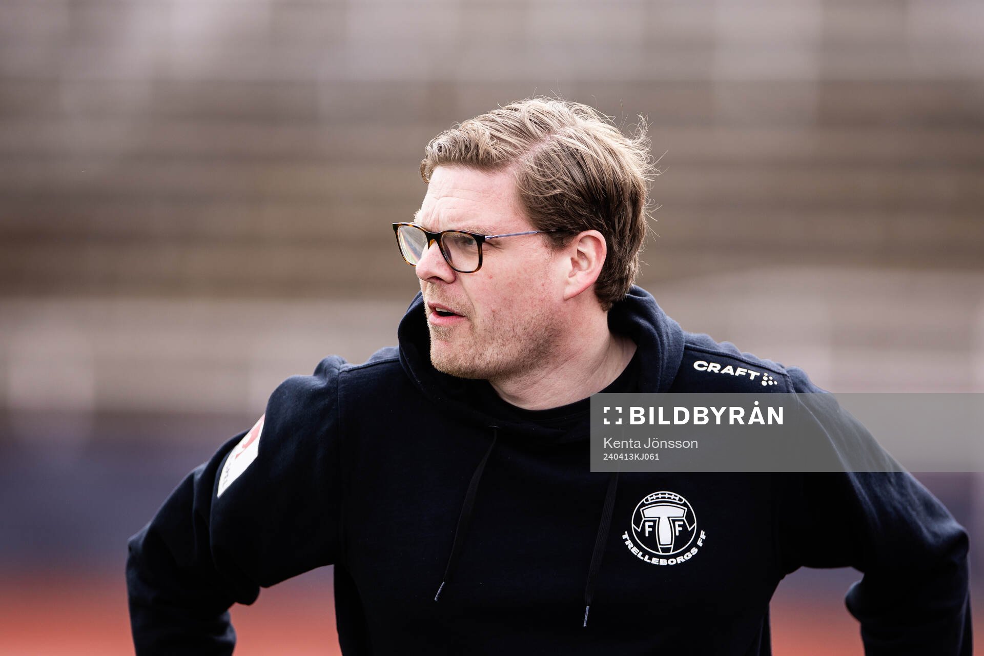 Trelleborgs tränare Joakim Felldin