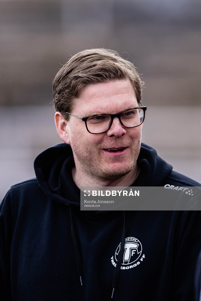Trelleborgs tränare Joakim Felldin