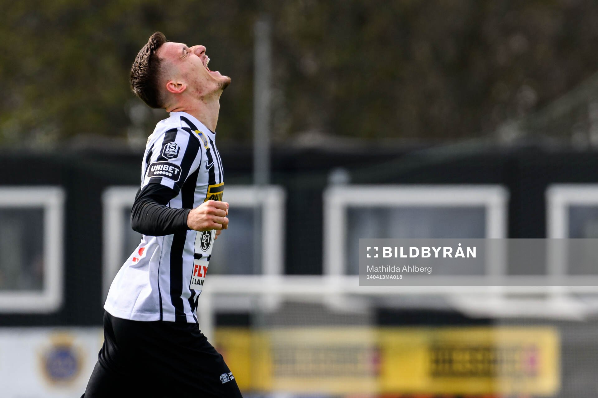 Landskronas Robin Dzabic jublar