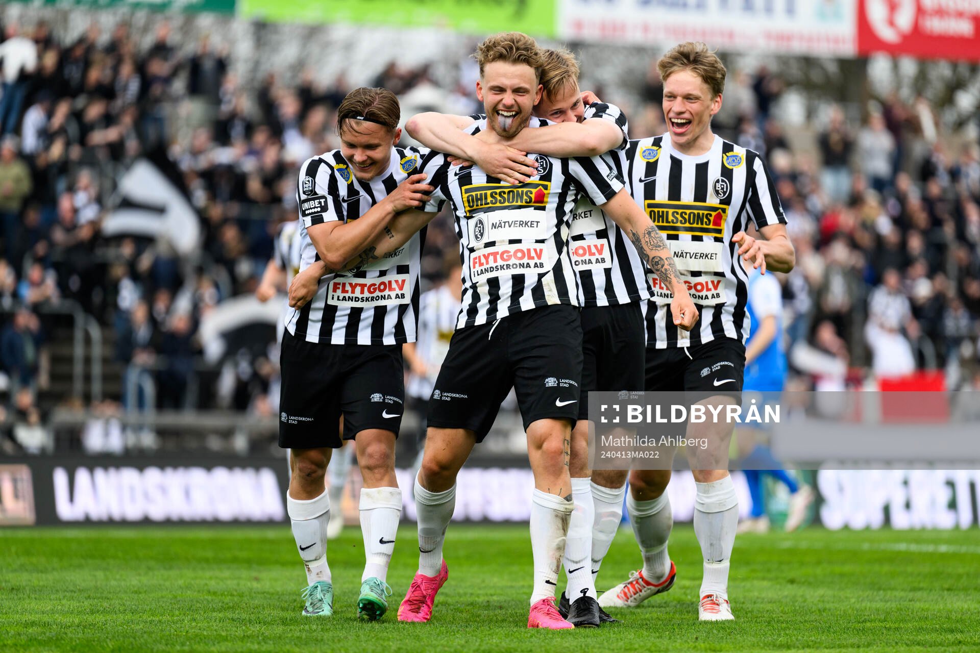 Landskronas Frederik Ihler jublar