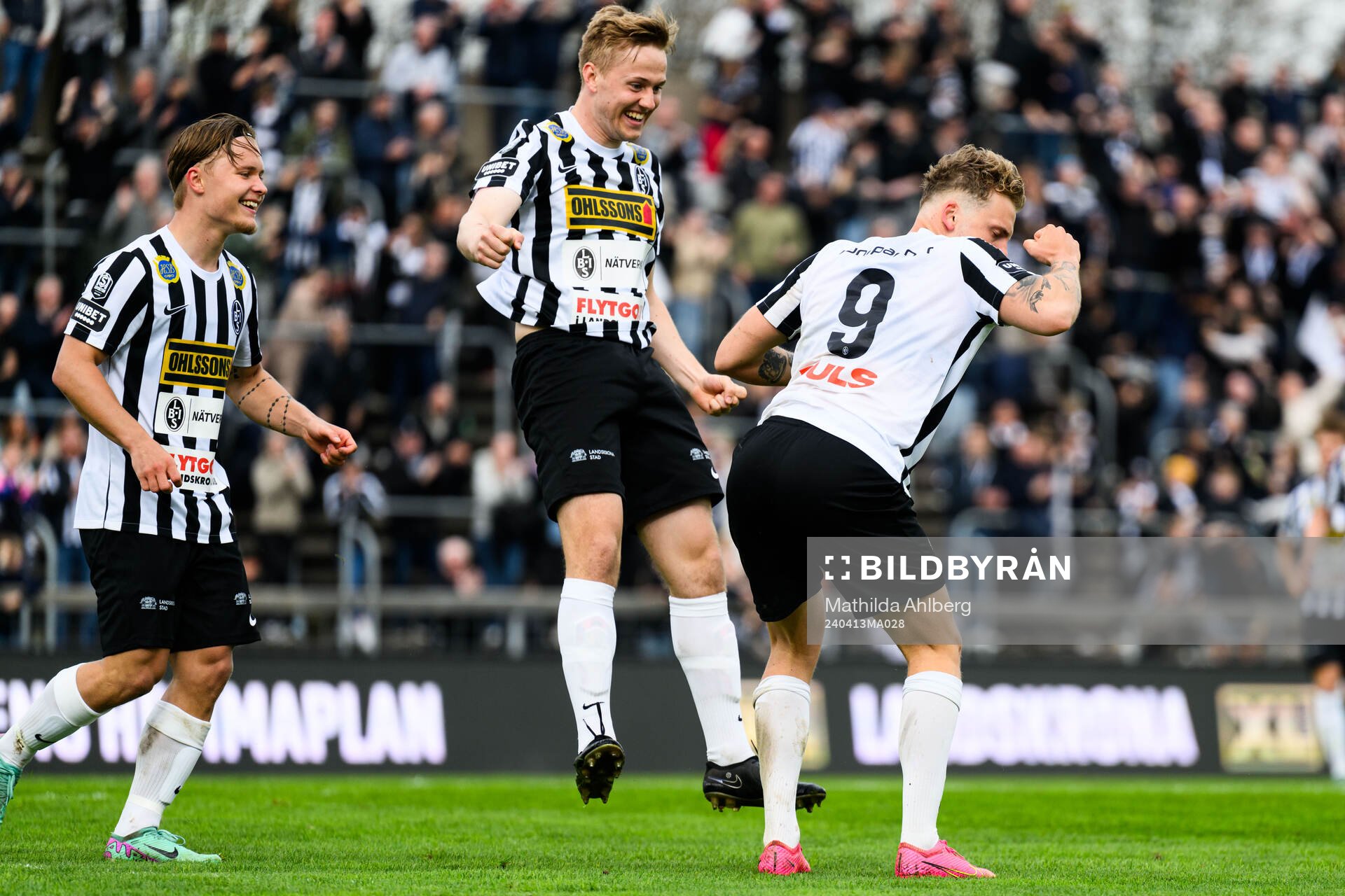 Landskronas Frederik Ihler jublar