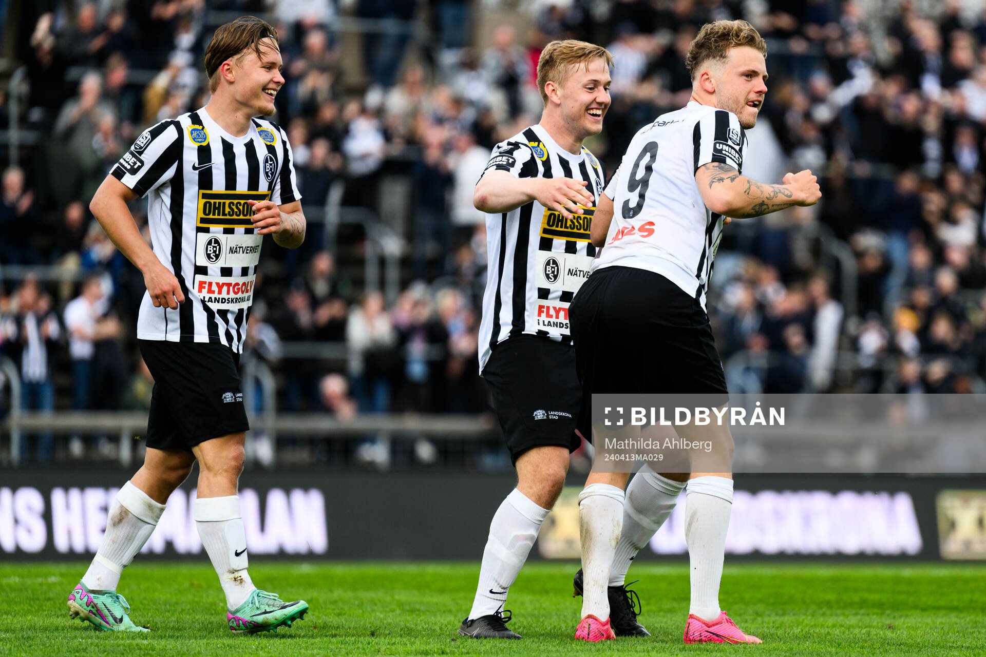 Landskronas Frederik Ihler jublar