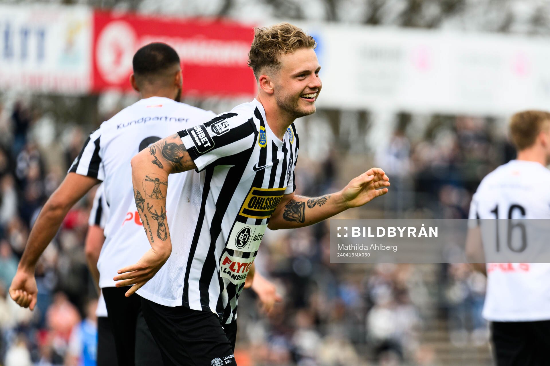 Landskronas Frederik Ihler jublar