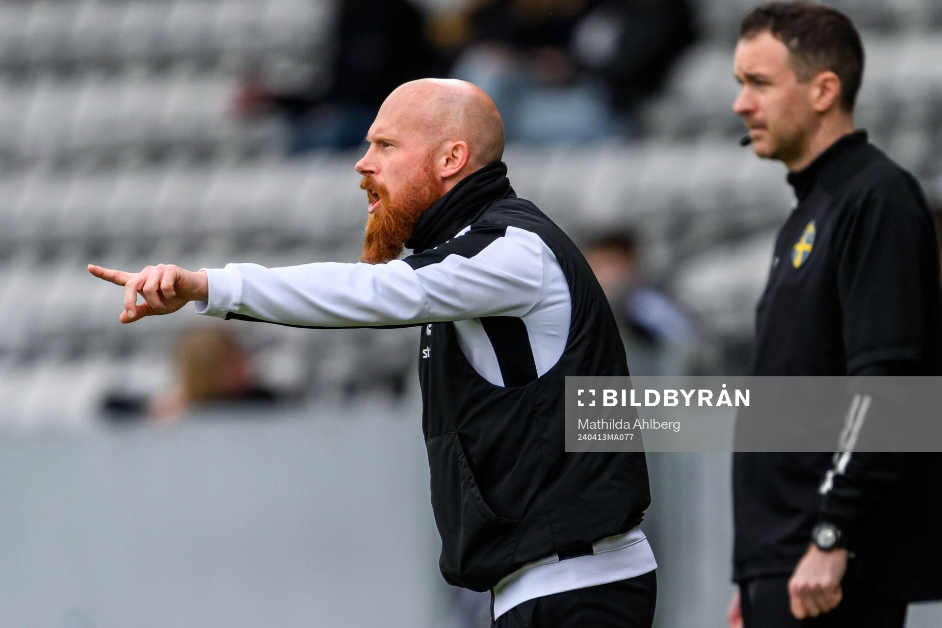 Landskronas tränare Max Mölder