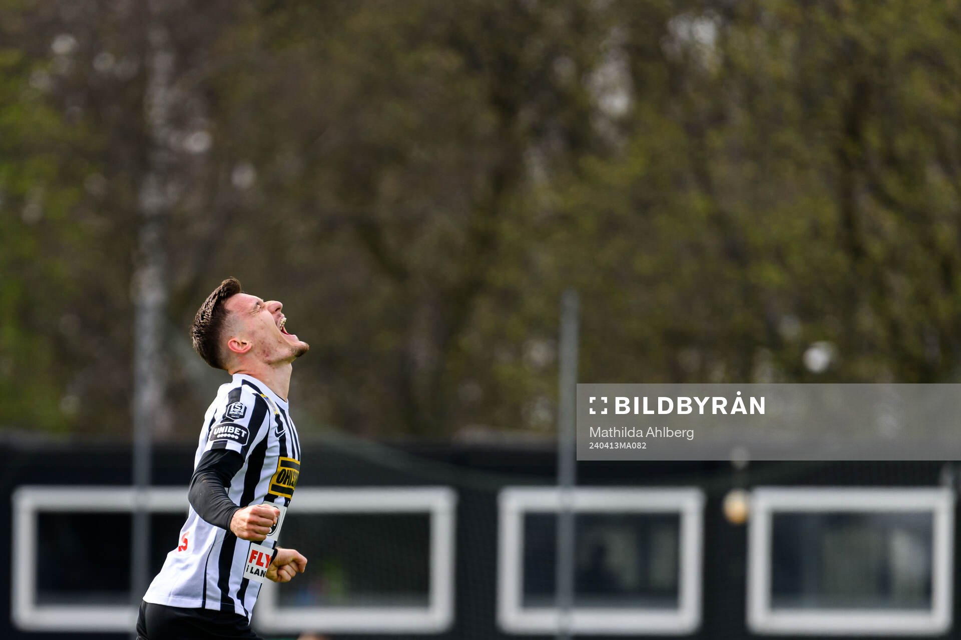 Landskronas Robin Dzabic jublar