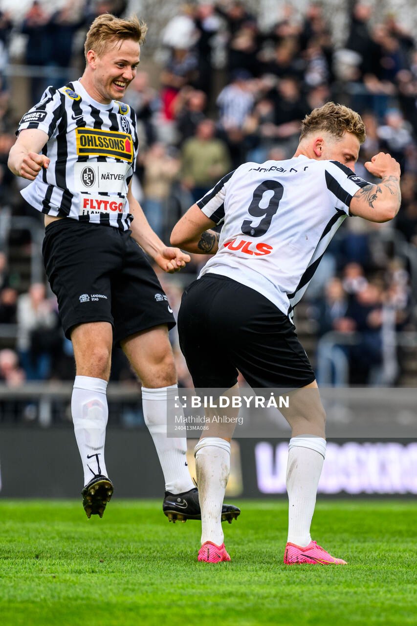 Landskronas Frederik Ihler jublar