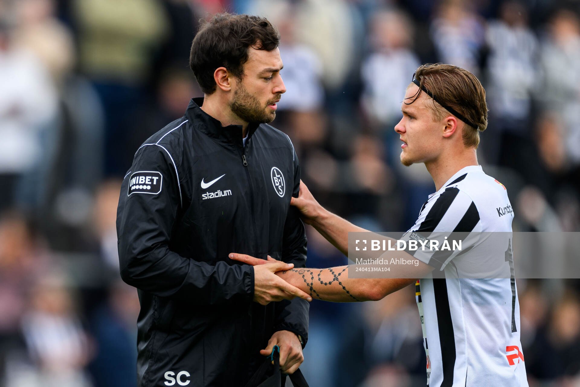 Landskronas fysioterapeut Sebastian Ceder och Vincent