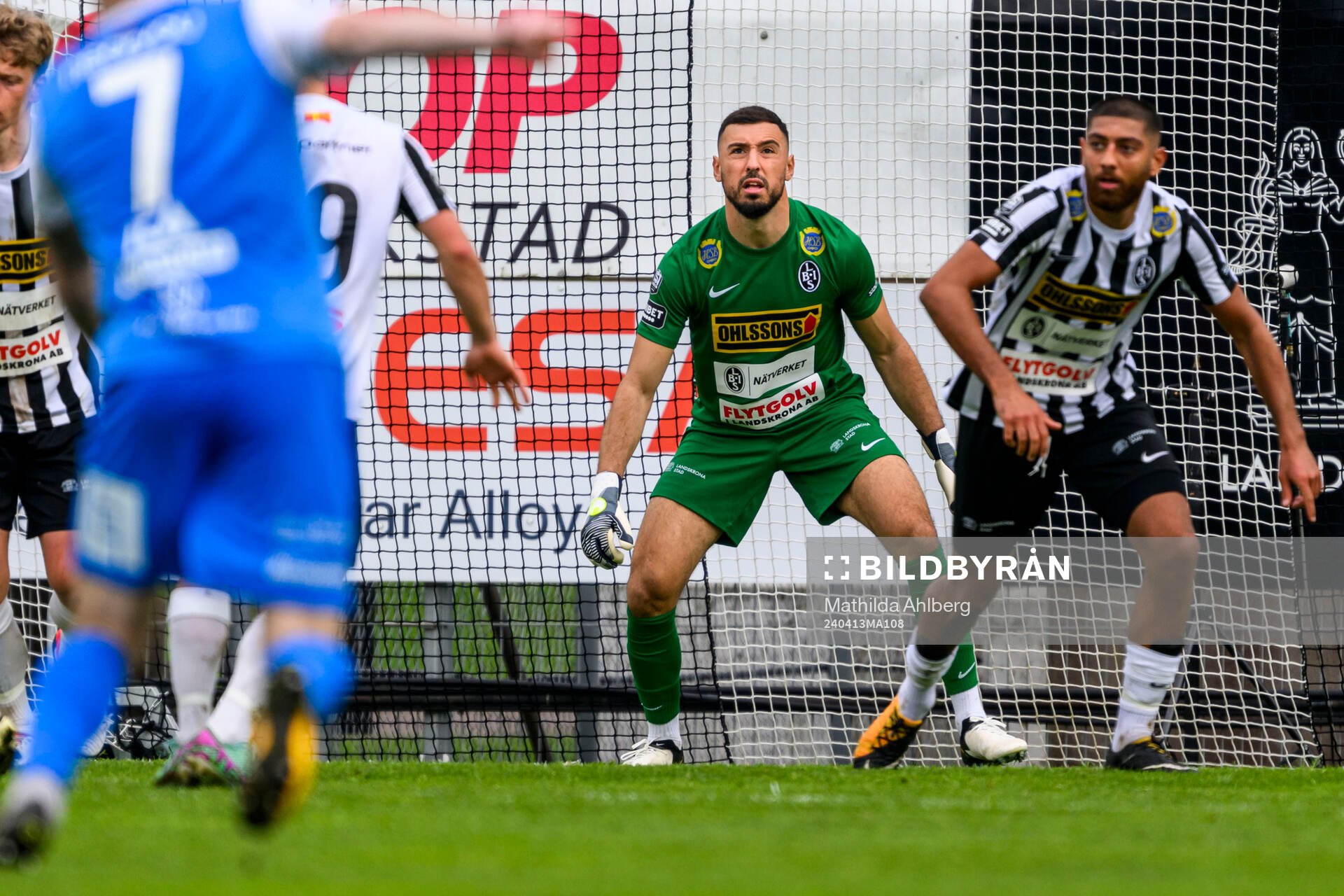 Landskronas målvakt Amr Kaddoura