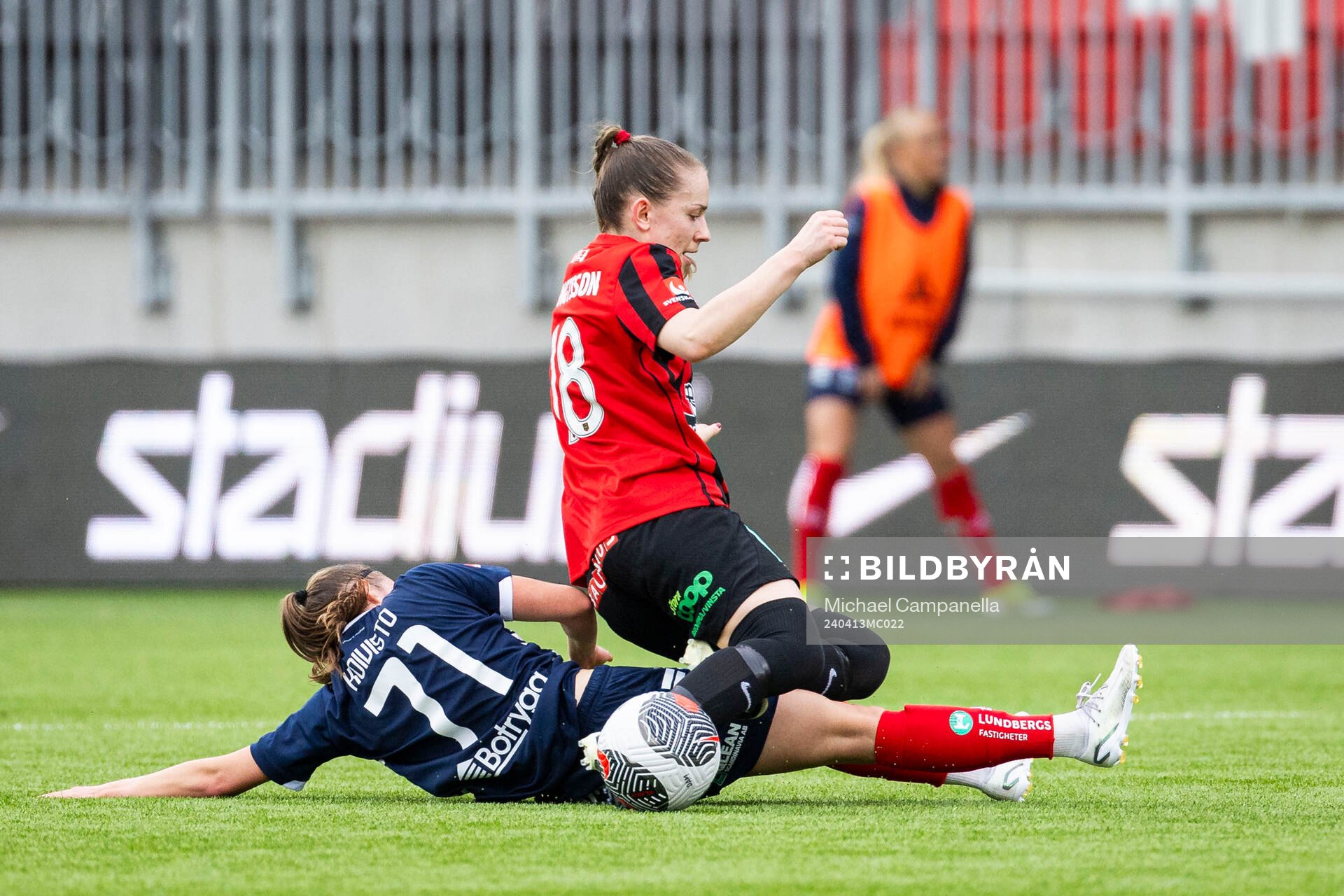 Linköpings Vilma Emilia Koivisto och Brommapojkarnas Ida