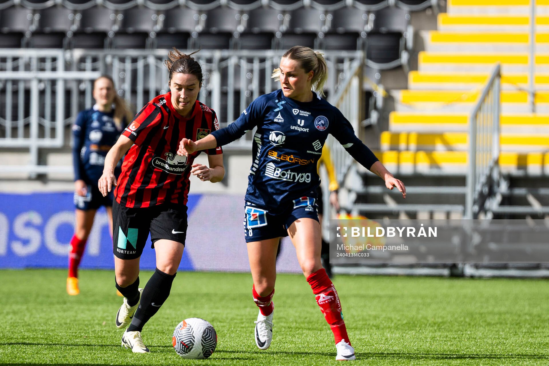 Brommapojkarnas Fanny Hjelm Rönnlund och Linköpings