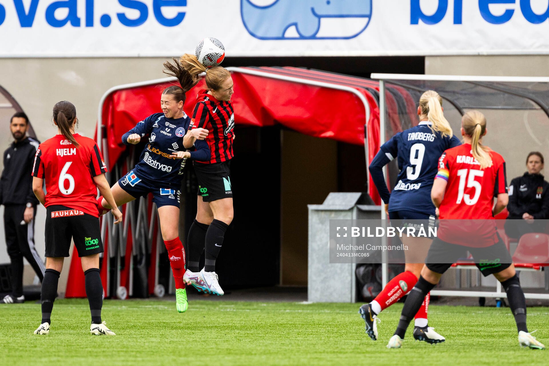 Linköpings Cornelia Kapocs och Brommapojkarnas Alice
