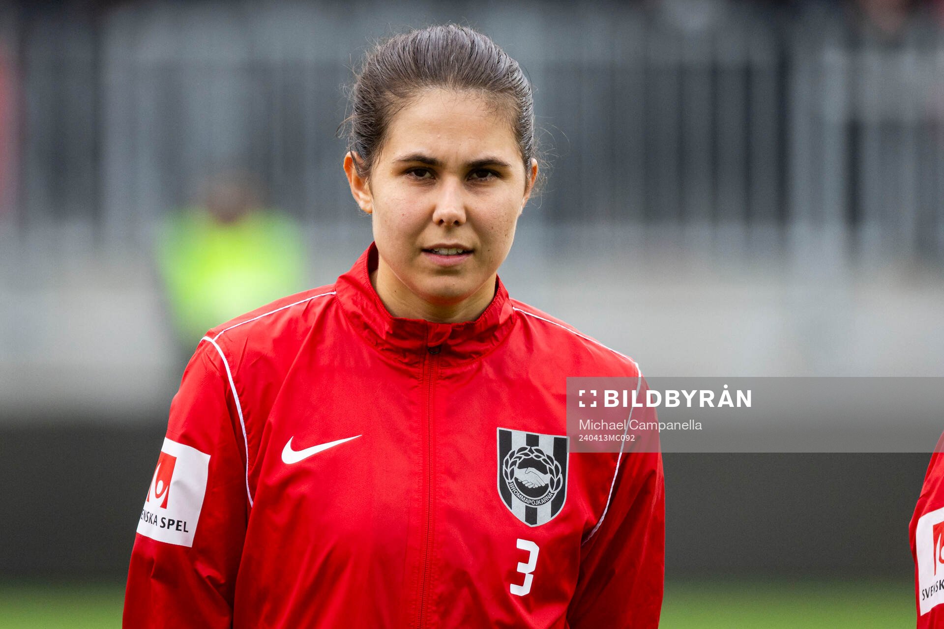 Brommapojkarnas Julia Olsson innan