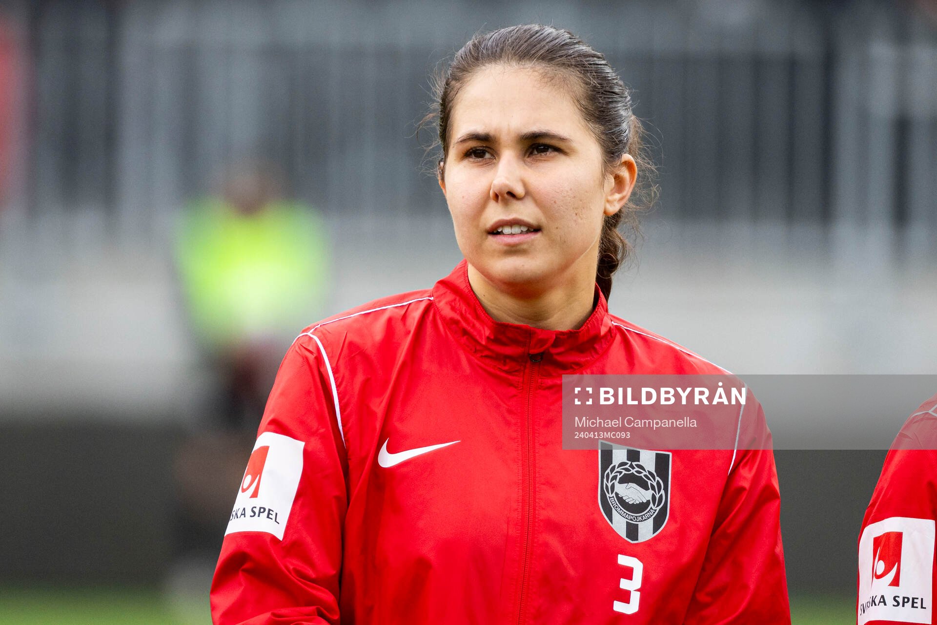 Brommapojkarnas Julia Olsson innan