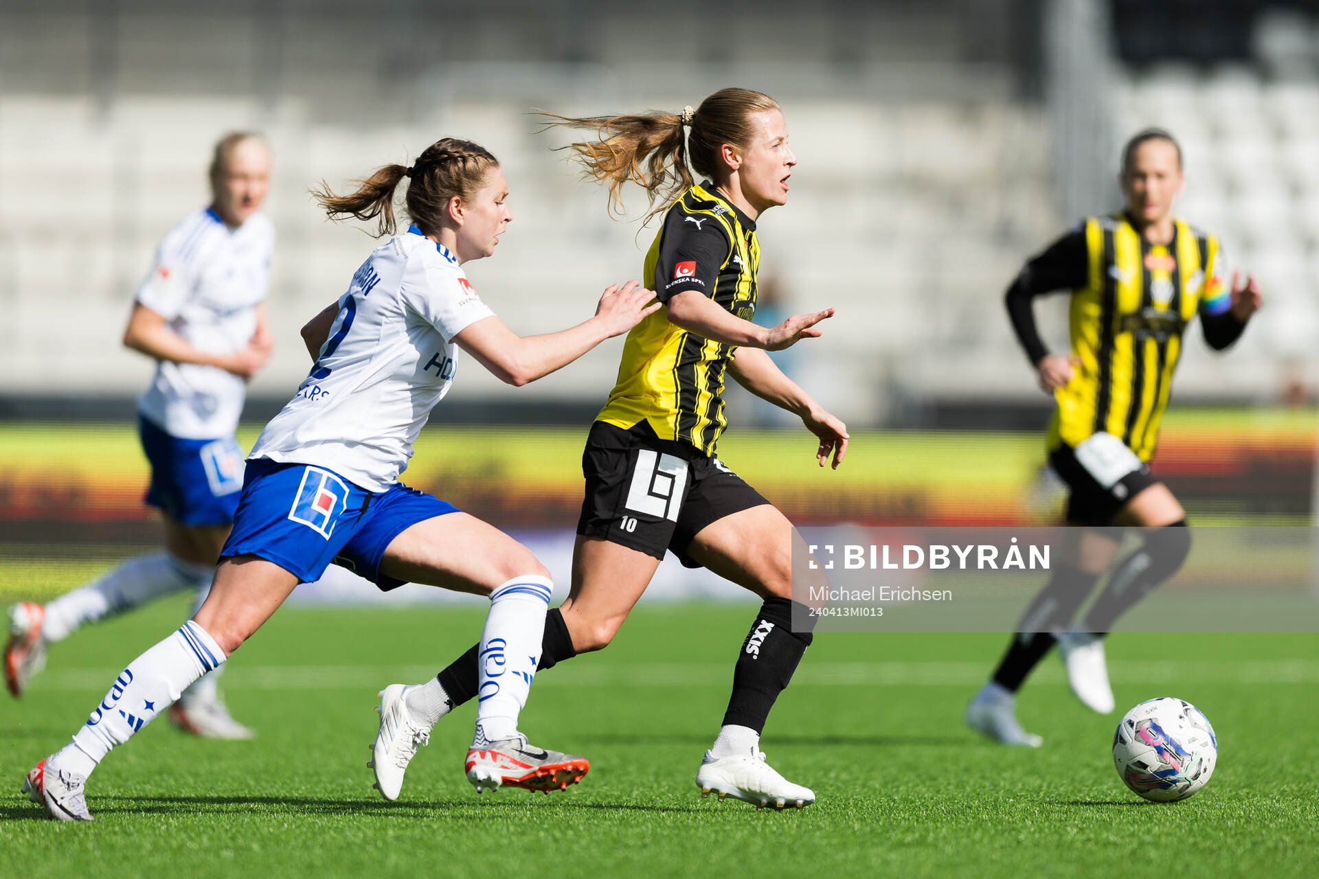 IFK Norrköpings Fanny Andersson och Häckens Anna Anvegård