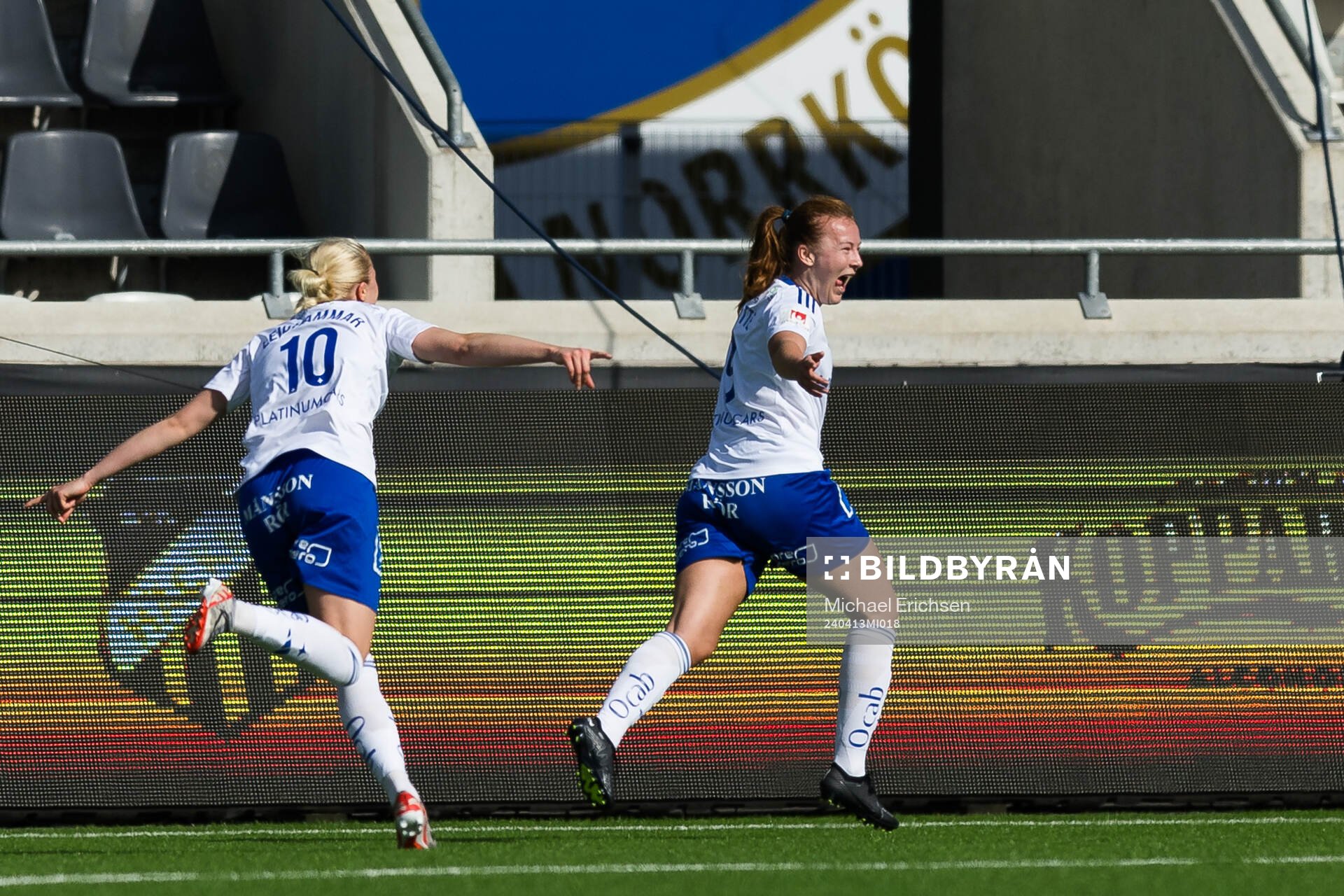 IFK Norrköpings Sara Kanutte Fornes jublar