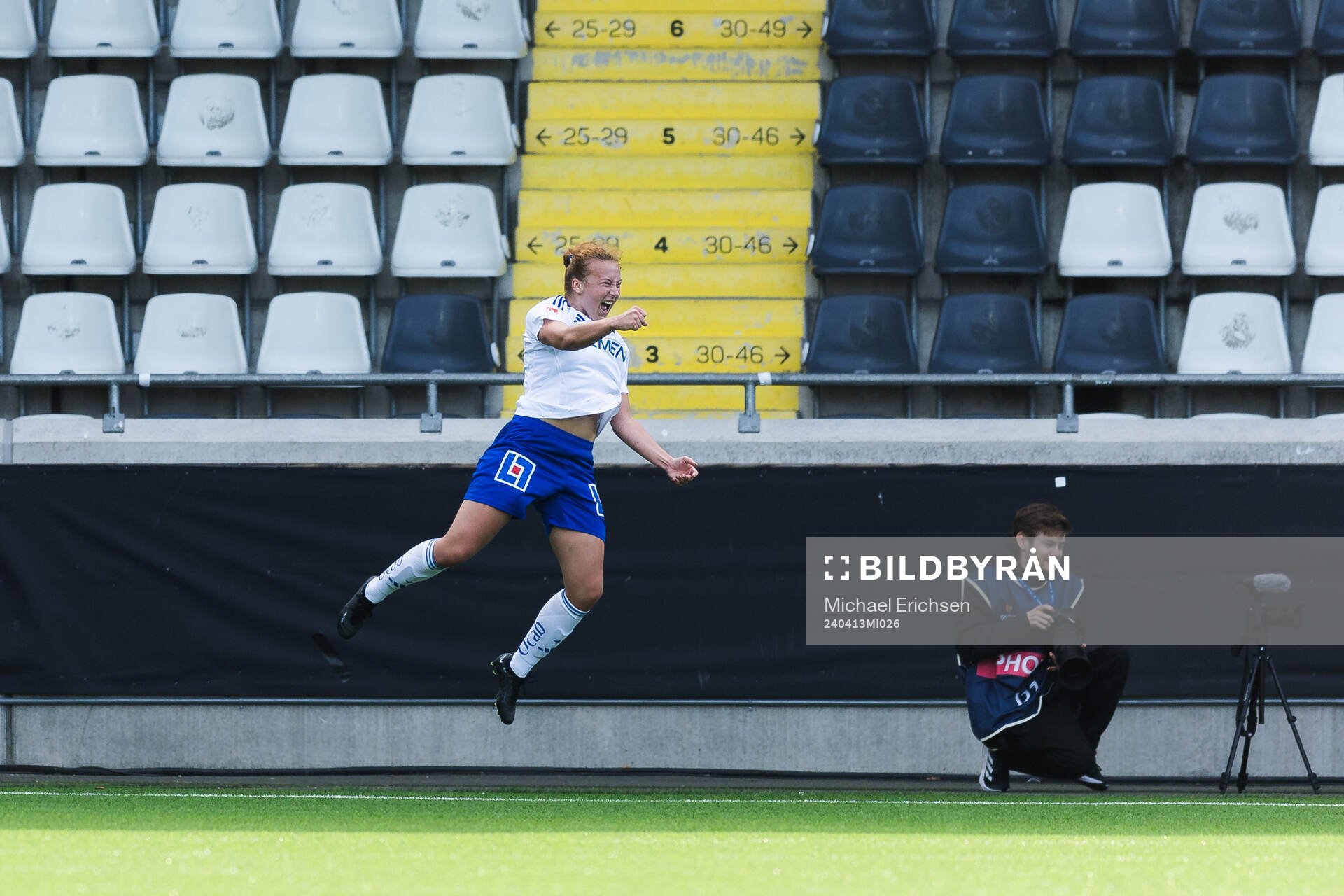 IFK Norrköpings Sara Kanutte Fornes jublar