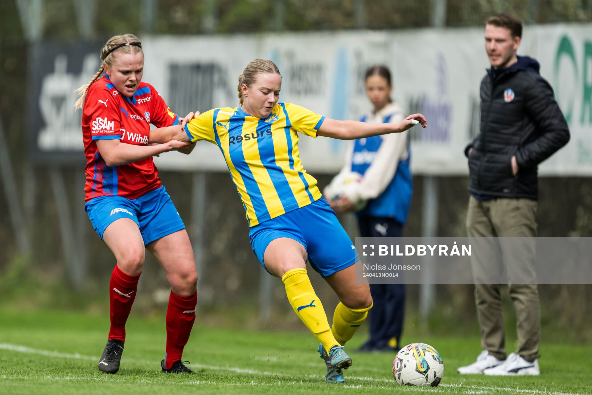 Helsingborg s Agnes Eklöf och Eskilsminnes Lovisa Pigg