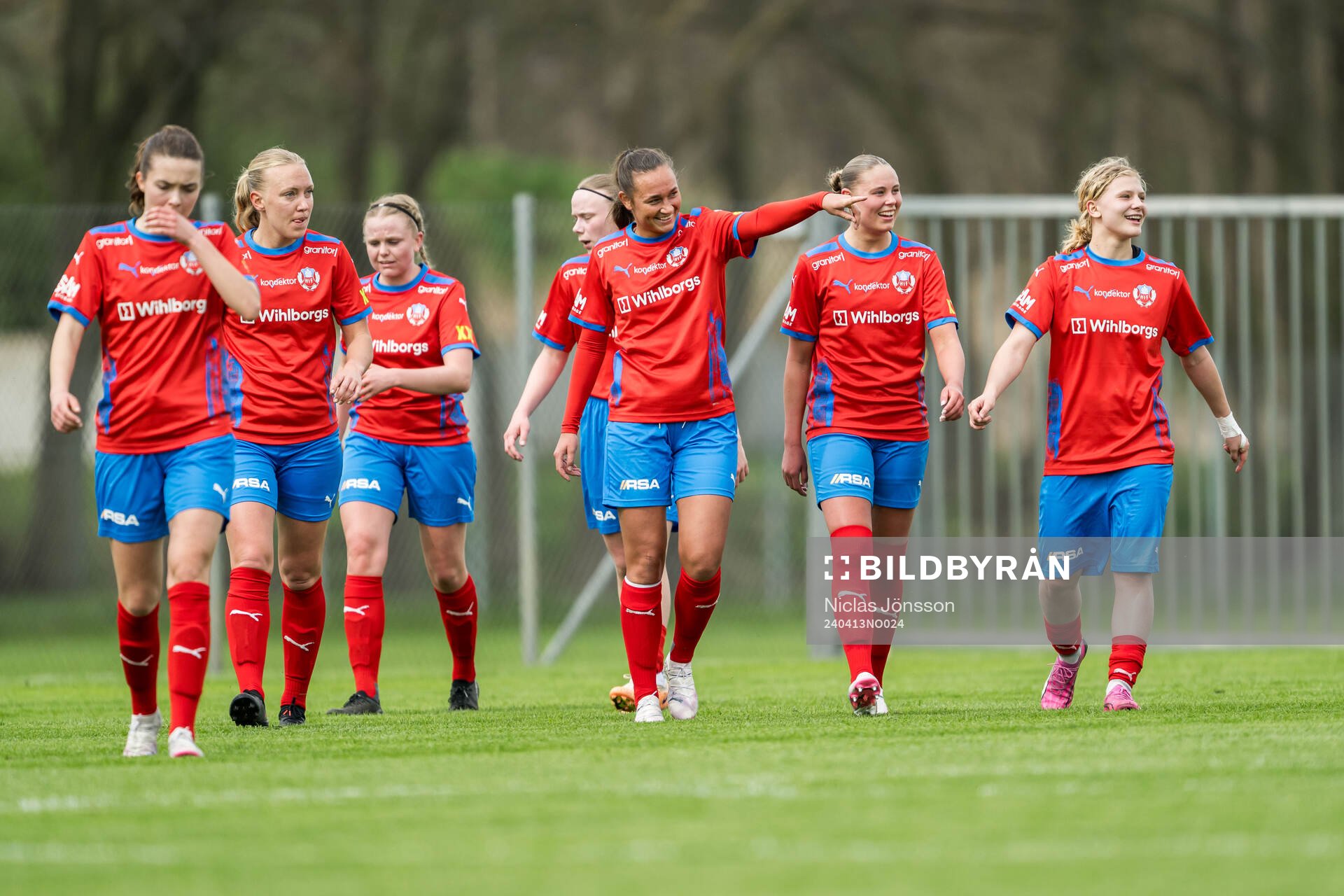 Helsingborg s Julia Welin jublar
