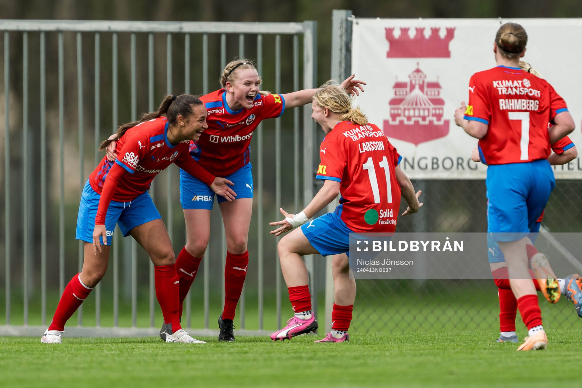 Helsingborg s Julia Welin, Agnes Eklöf och Alma Larsson
