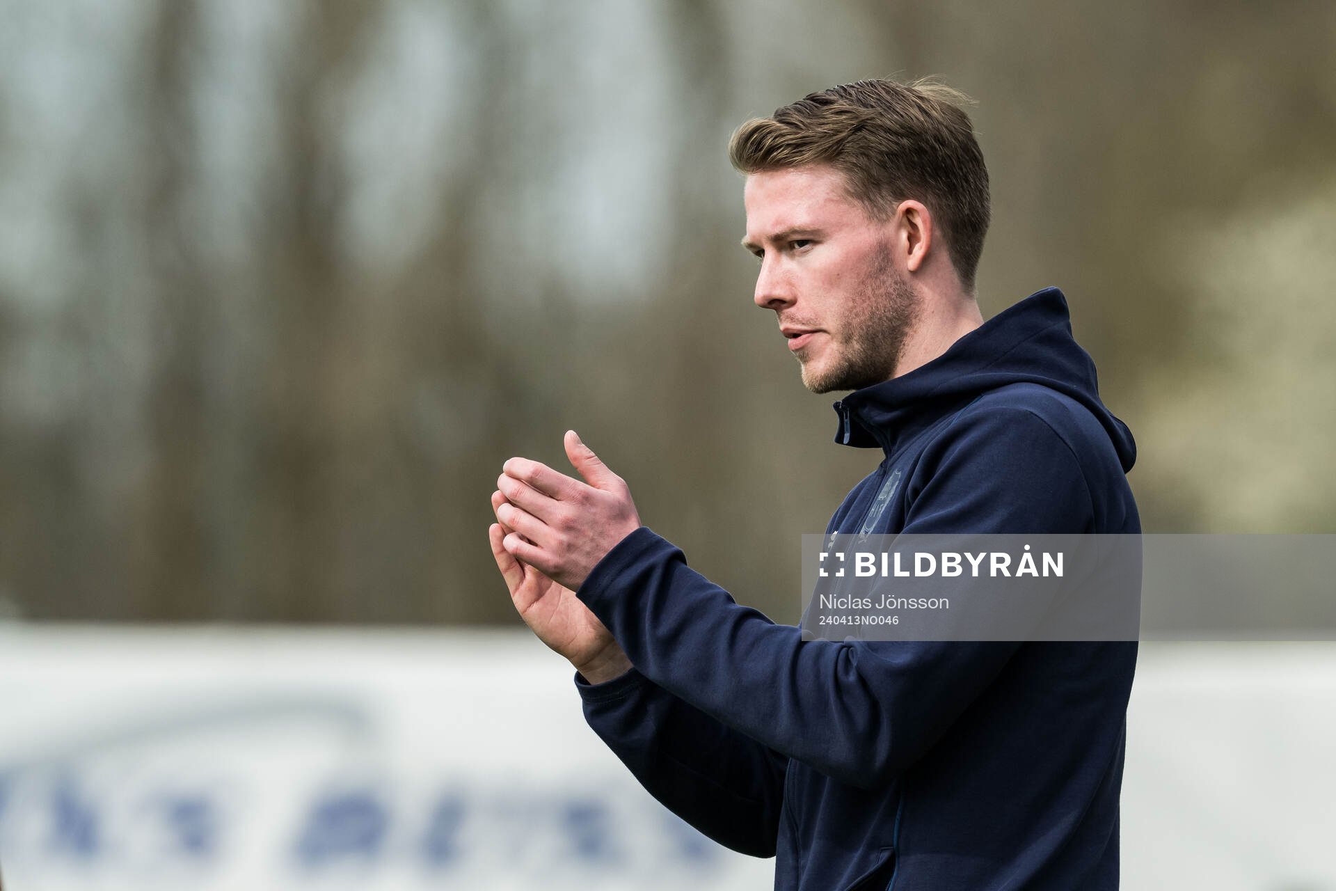 Helsingborg s tränare Kristoffer Schönbeck