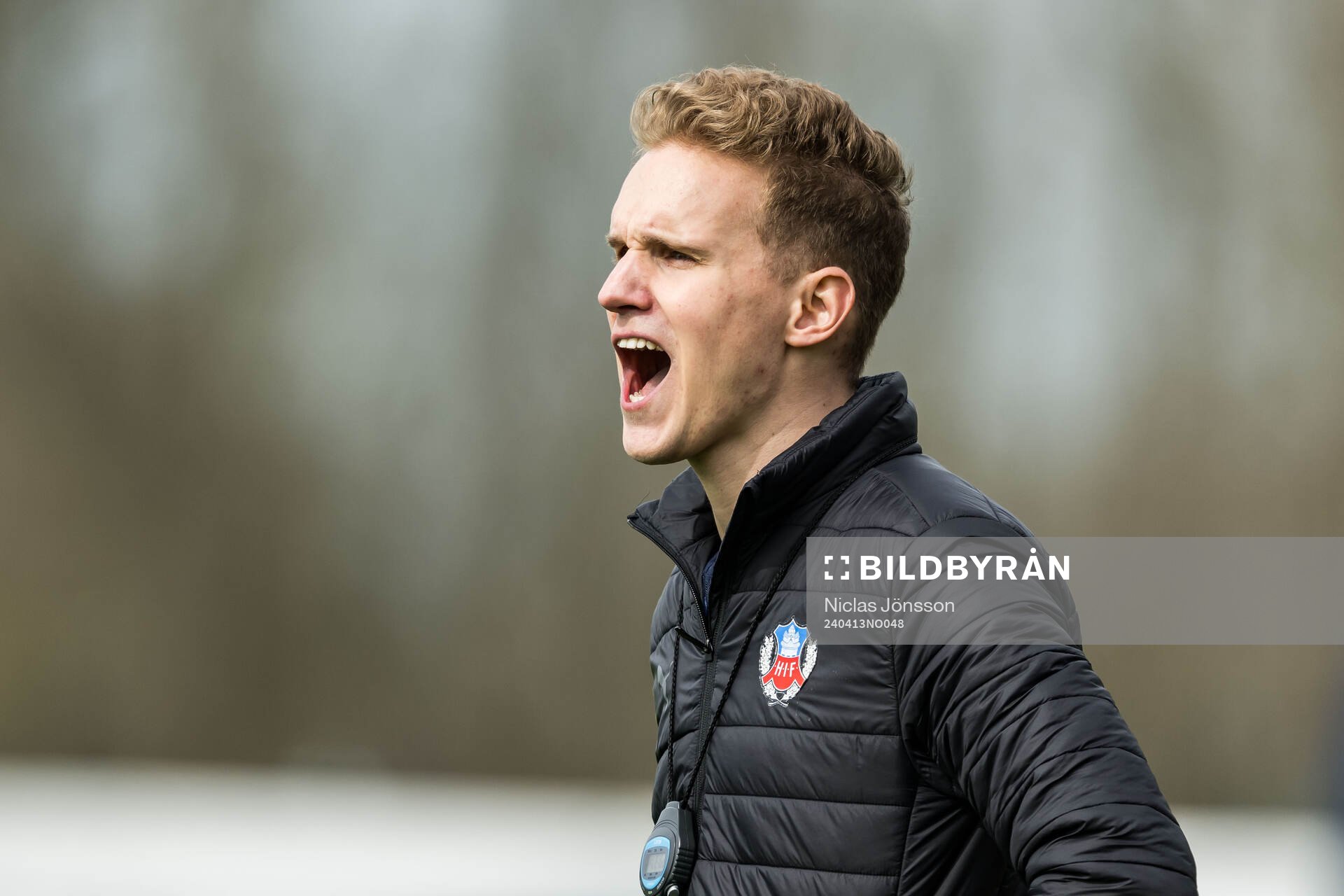 Helsingborg s assisterande tränare Elias Åkerborg