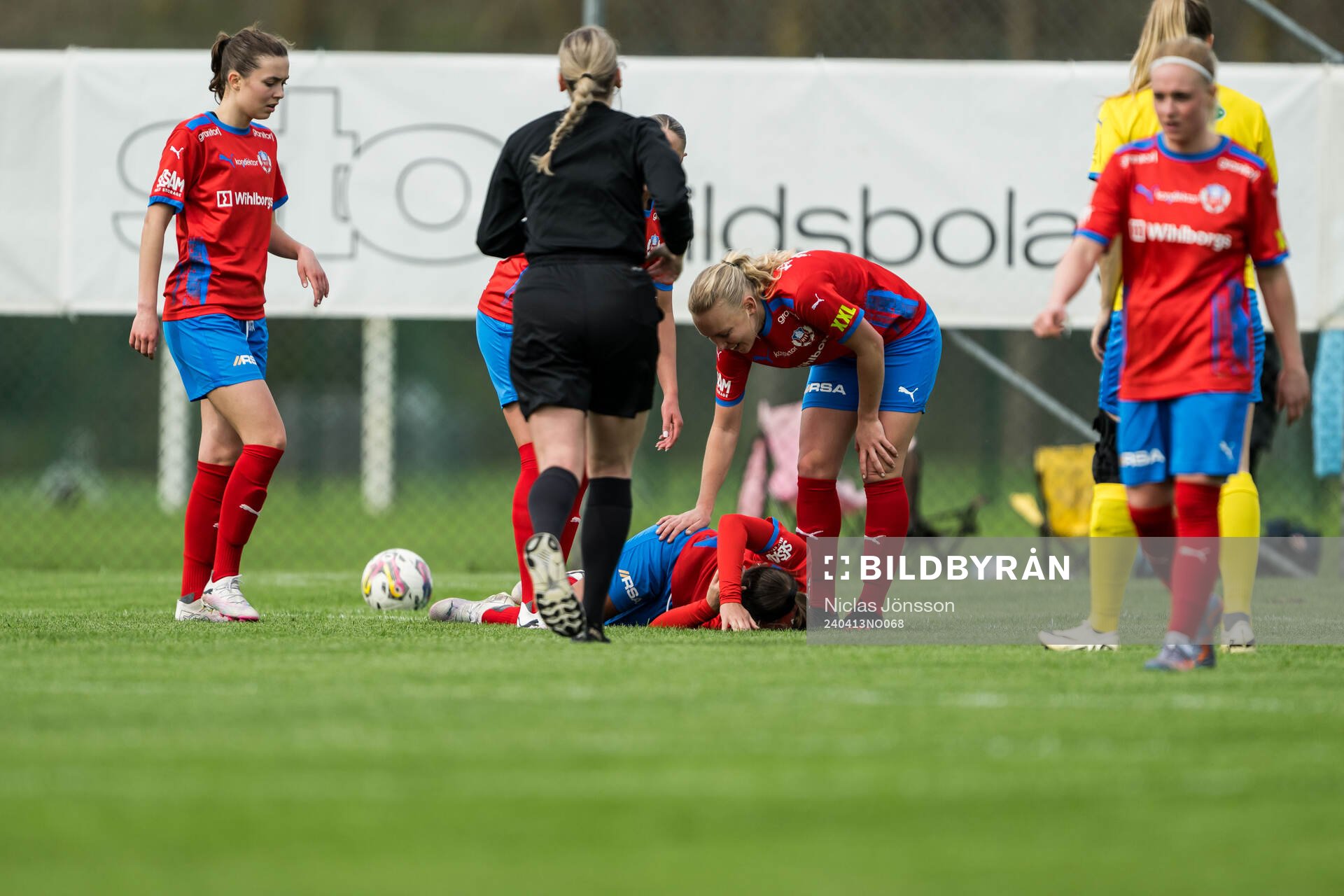 Helsingborg s Julia Welin har ont