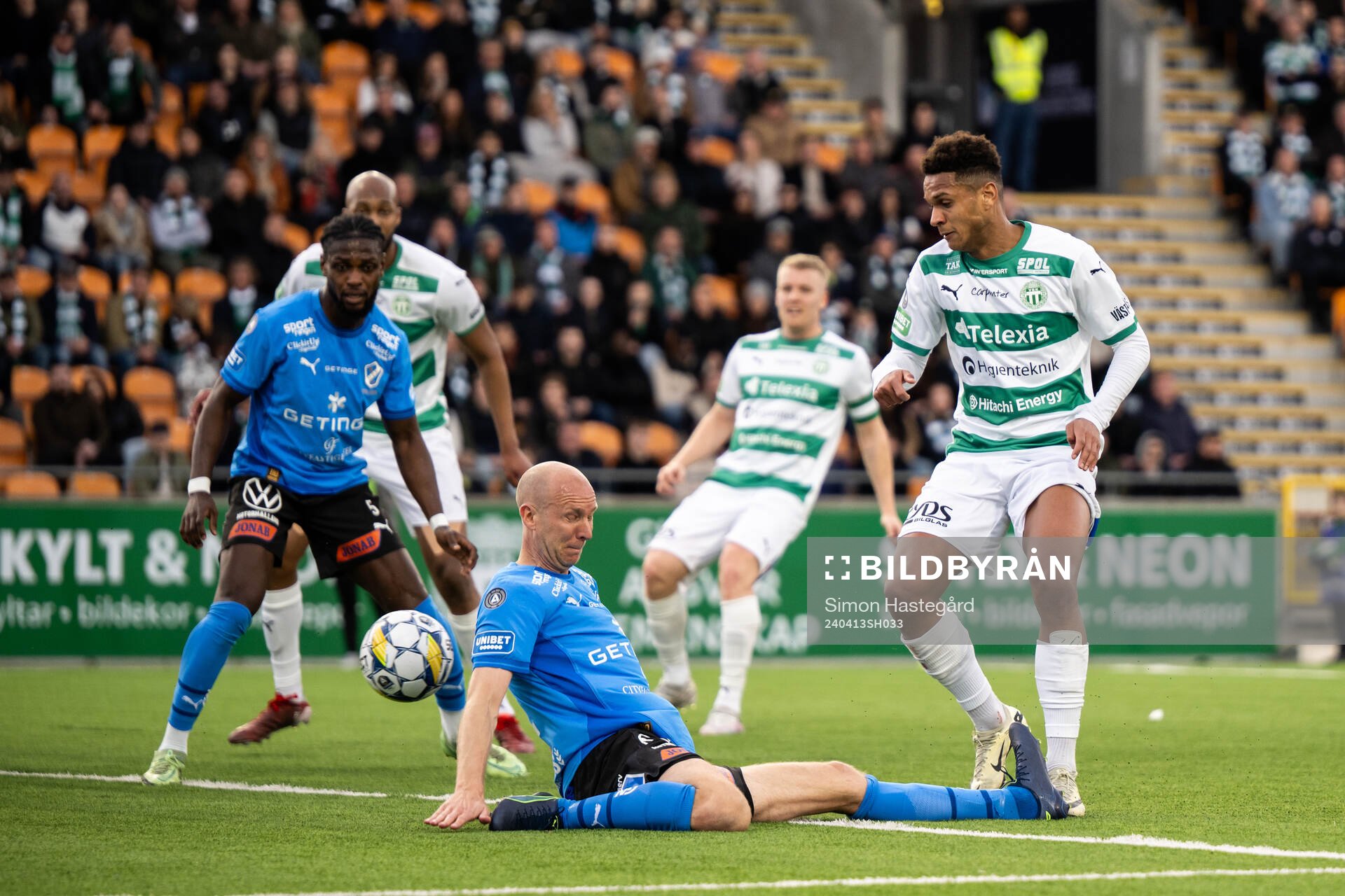 Halmstads Andreas Johansson och Västerås Mattheo Ahlinvi