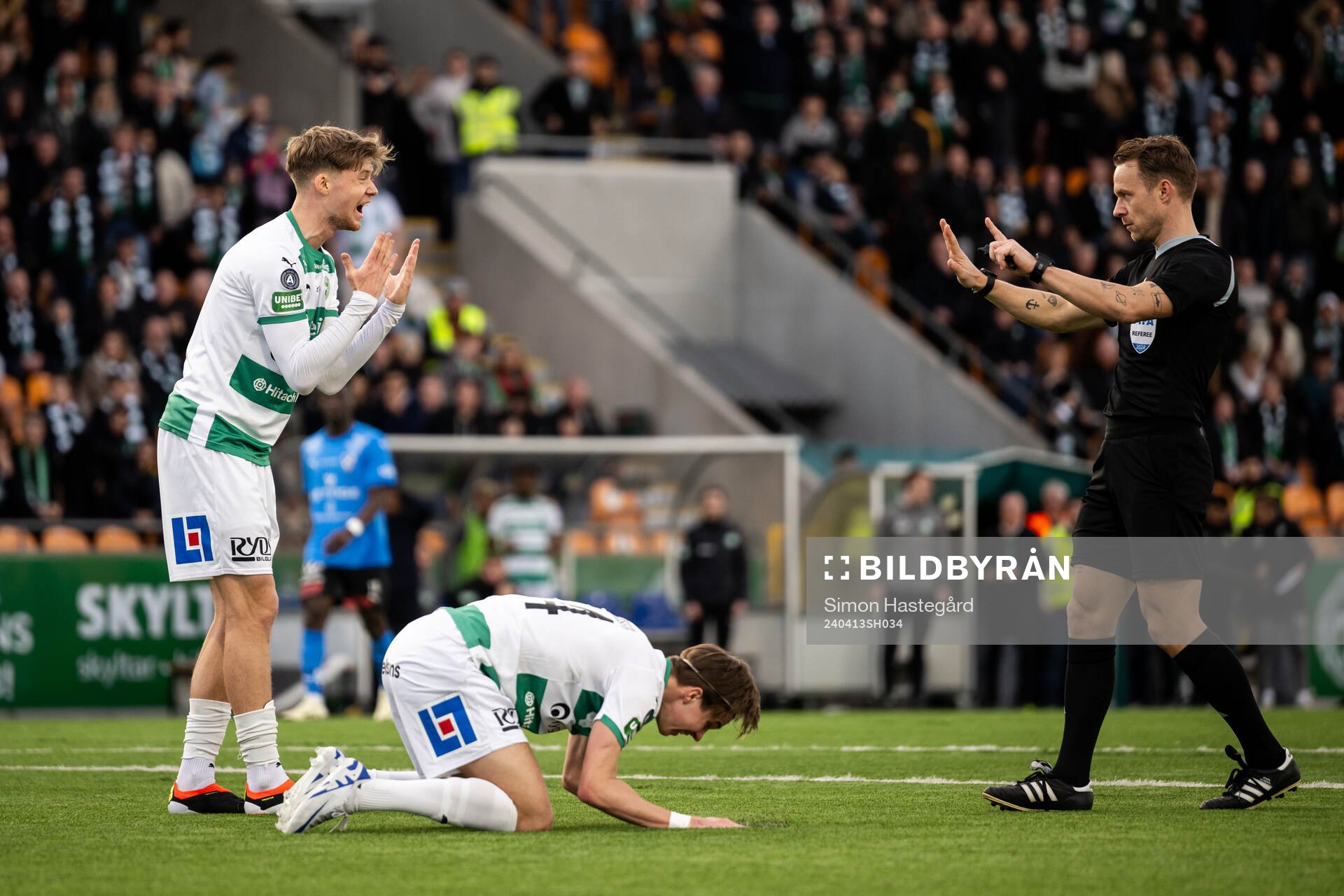 Västerås Patric Åslund och Max Larsson reagerar