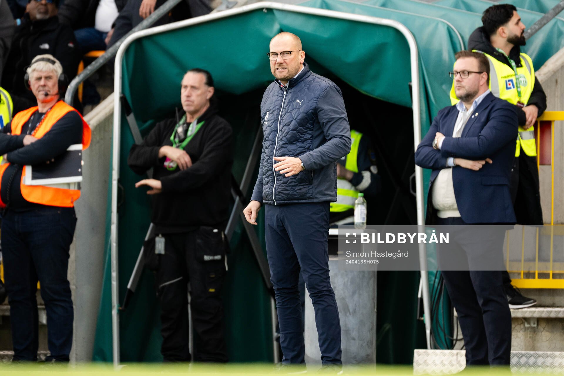 Halmstads tränare Magnus Haglund
