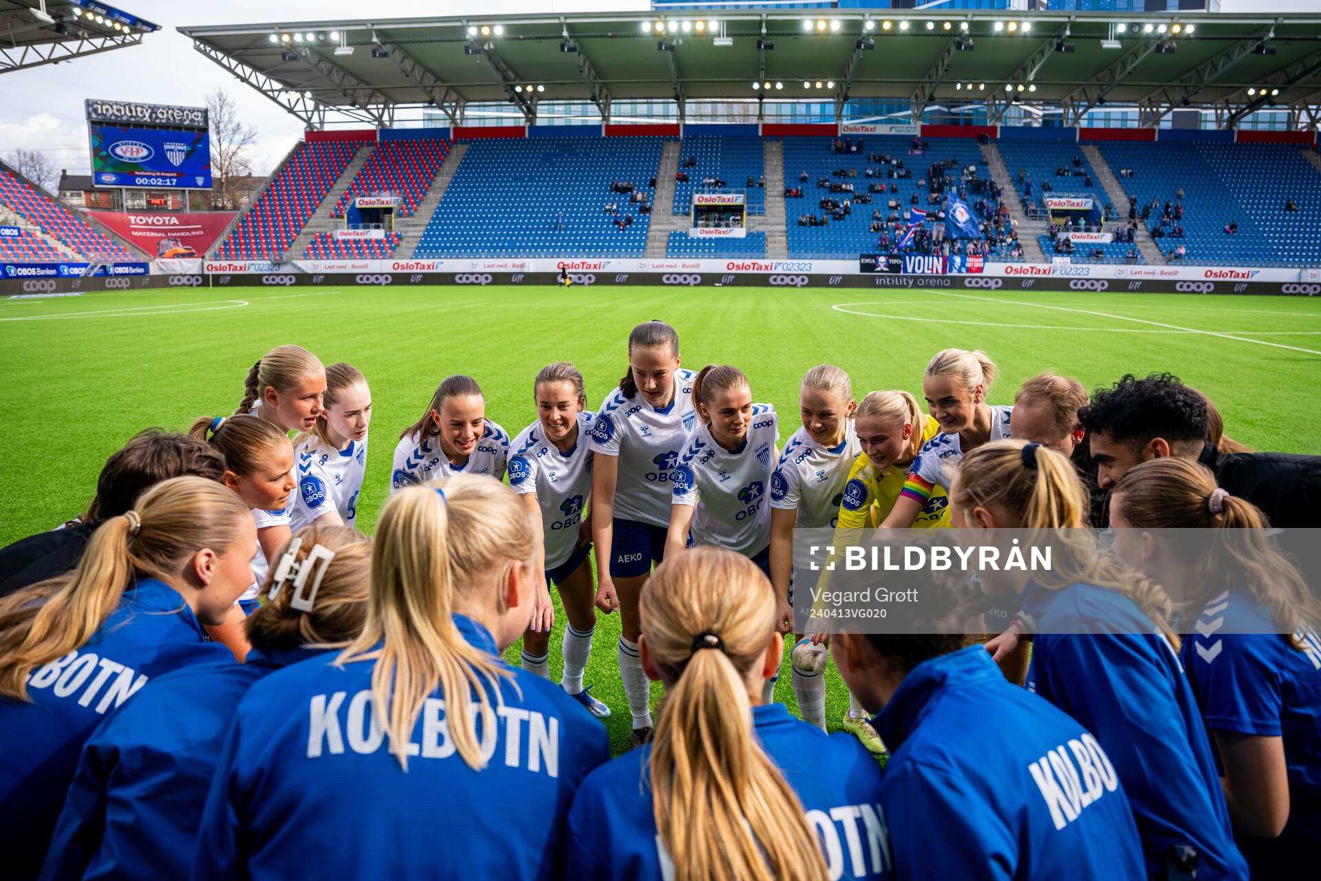 Eline Hegg, goalkeeper Selma Panengstuen, Emma Braut Brunes