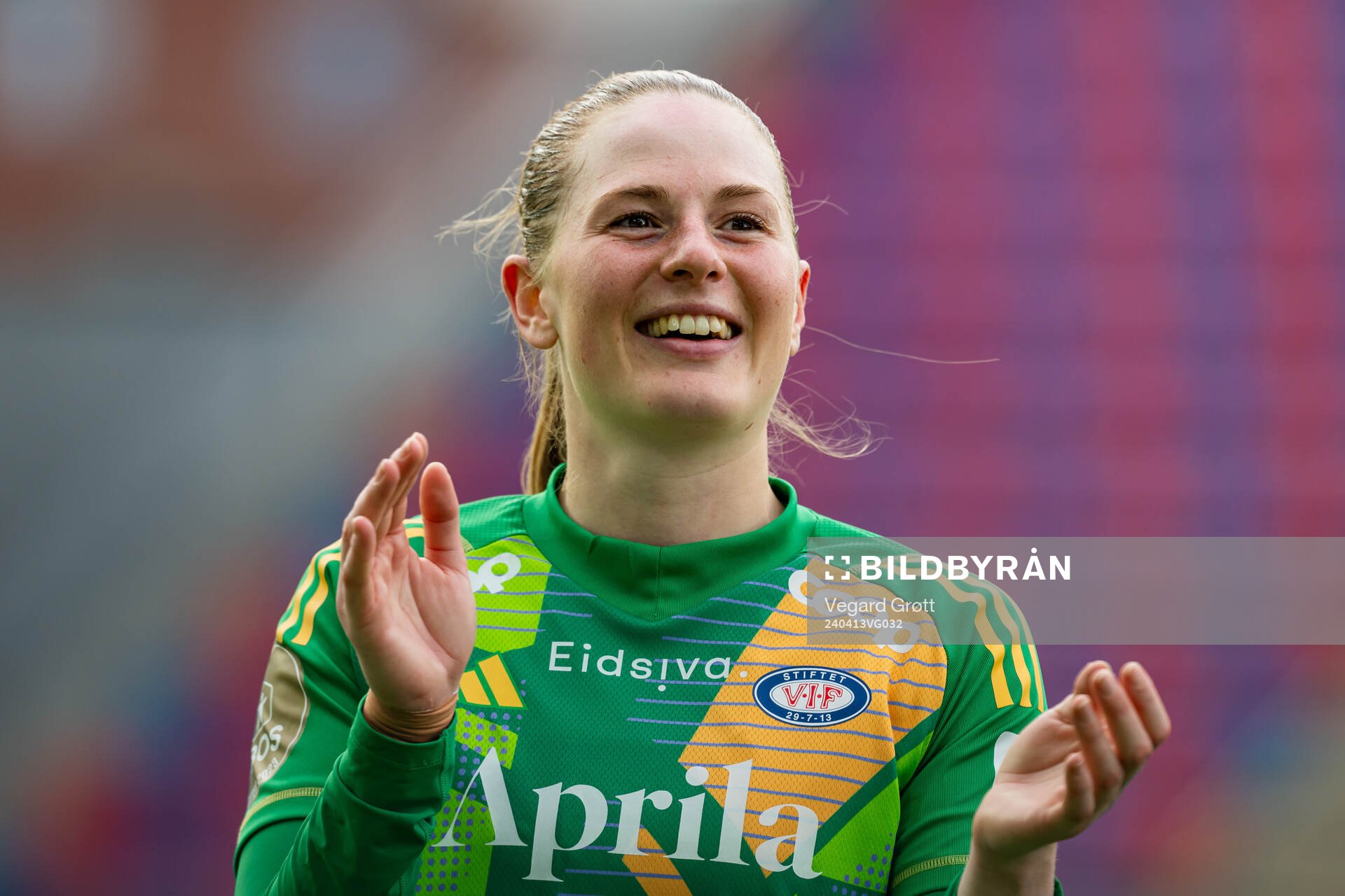 Goalkeeper Tove Enblom of Vålerenga