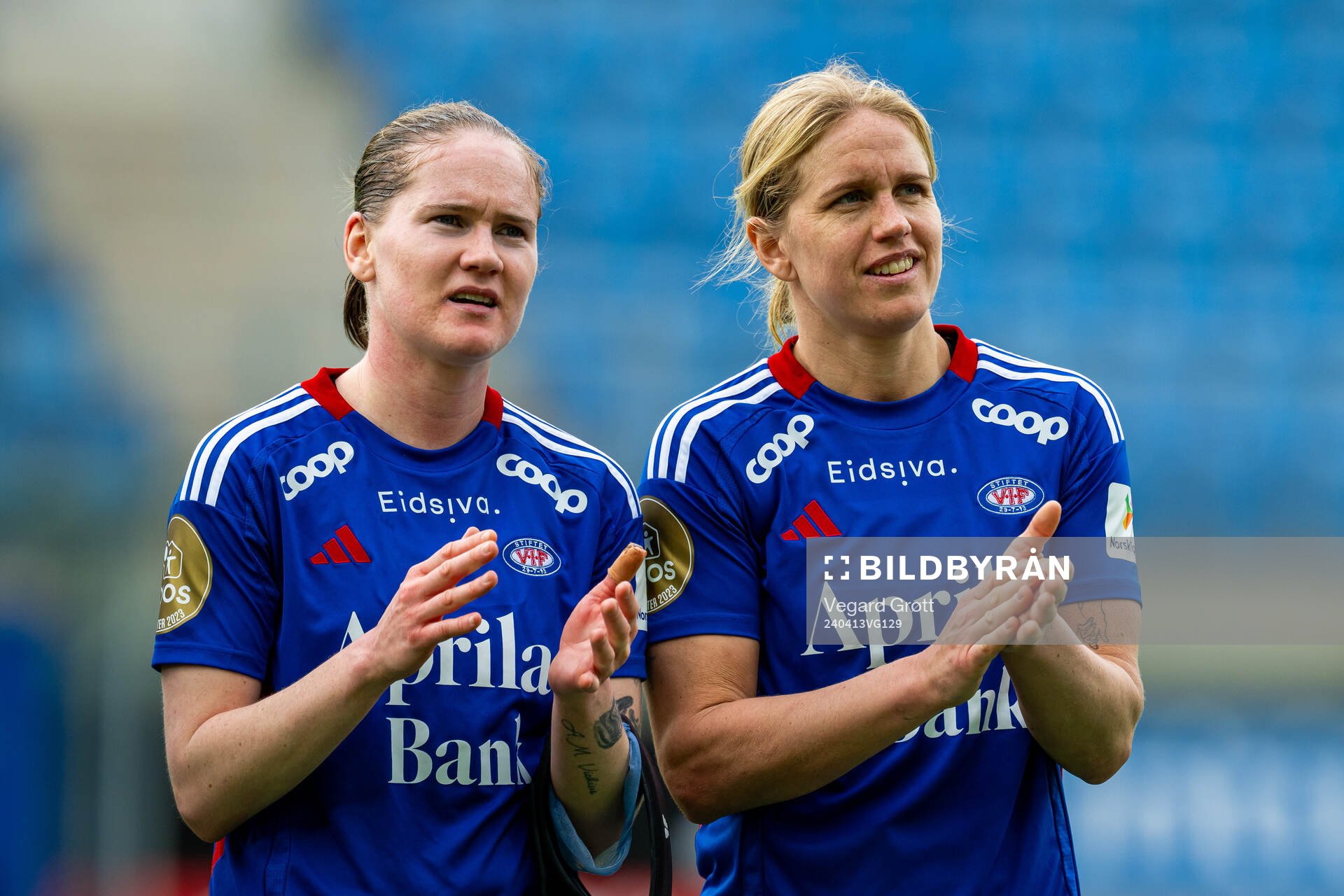 Linn Vickius and Elise Thorsnes of Vålerenga