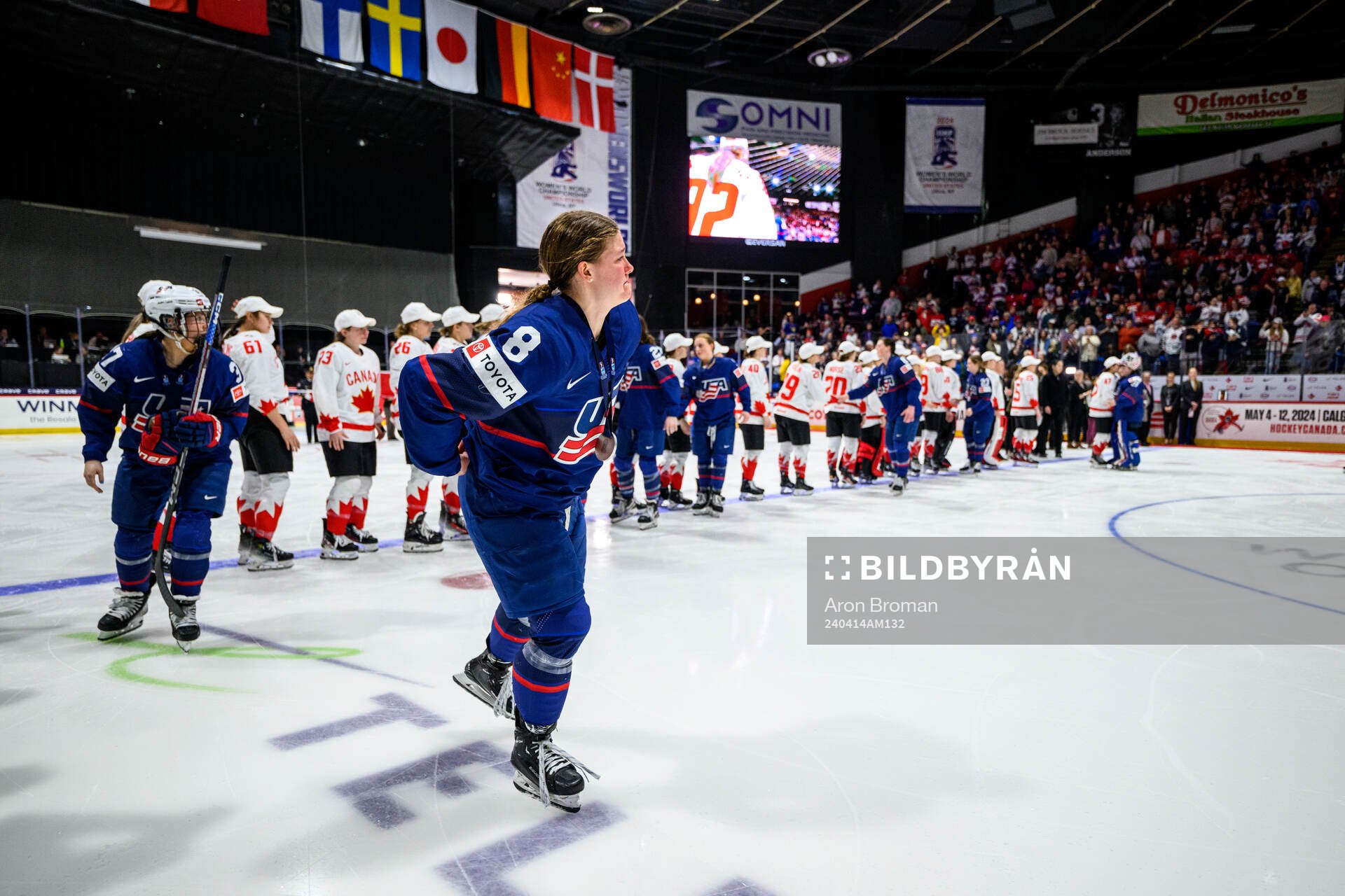 Haley Winn of USA looks dejected