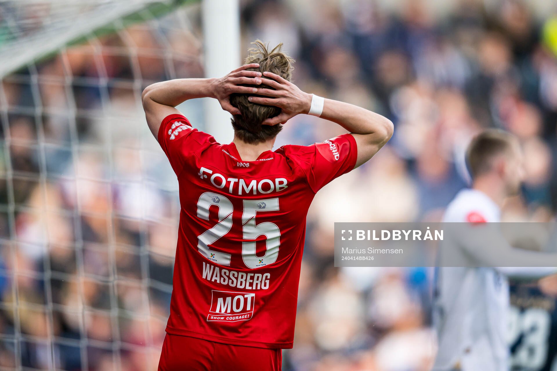 Niklas Jensen Wassberg of Brann looks dejected