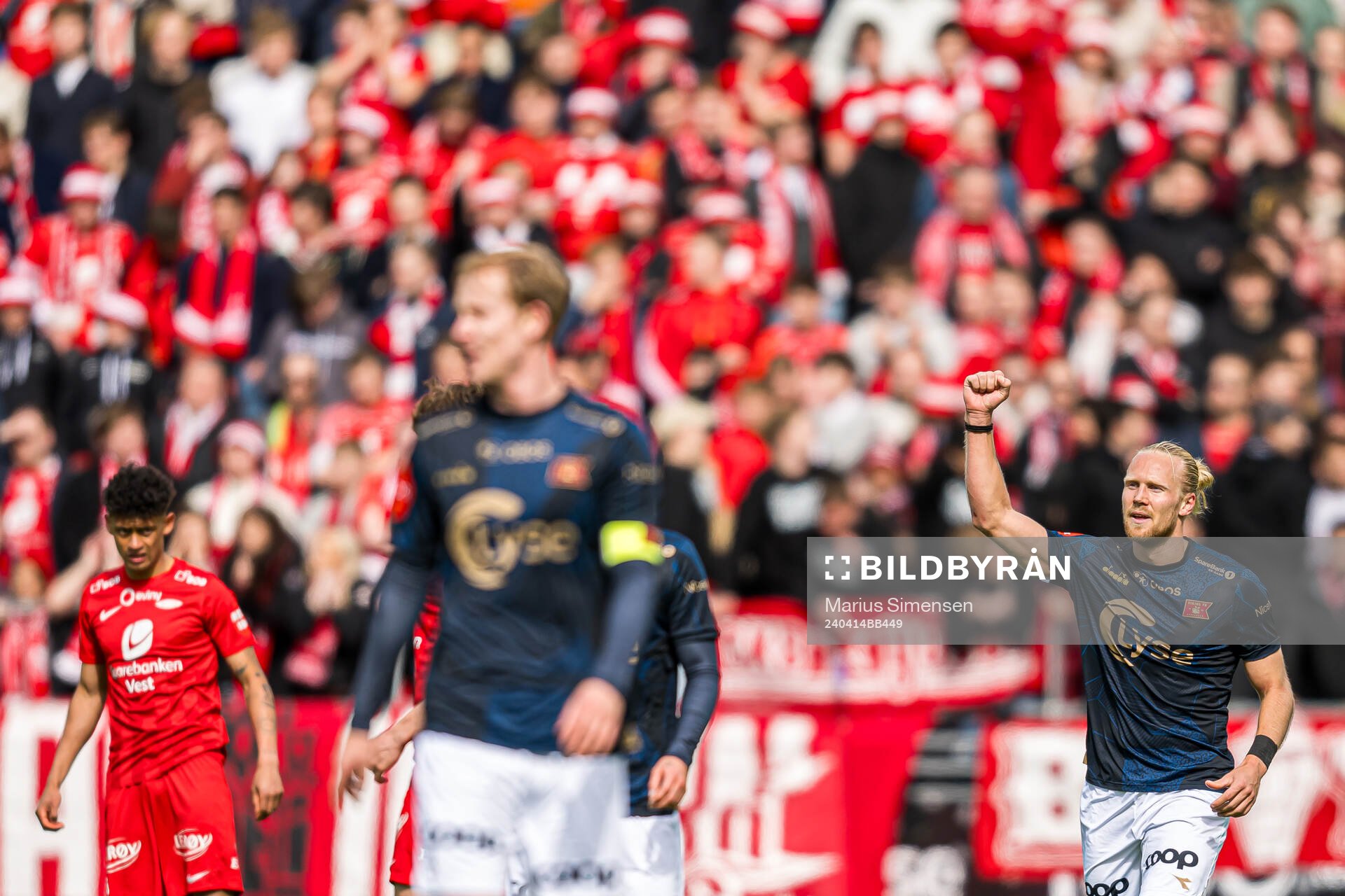 Lars-Jørgen Salvesen of Viking celebrates