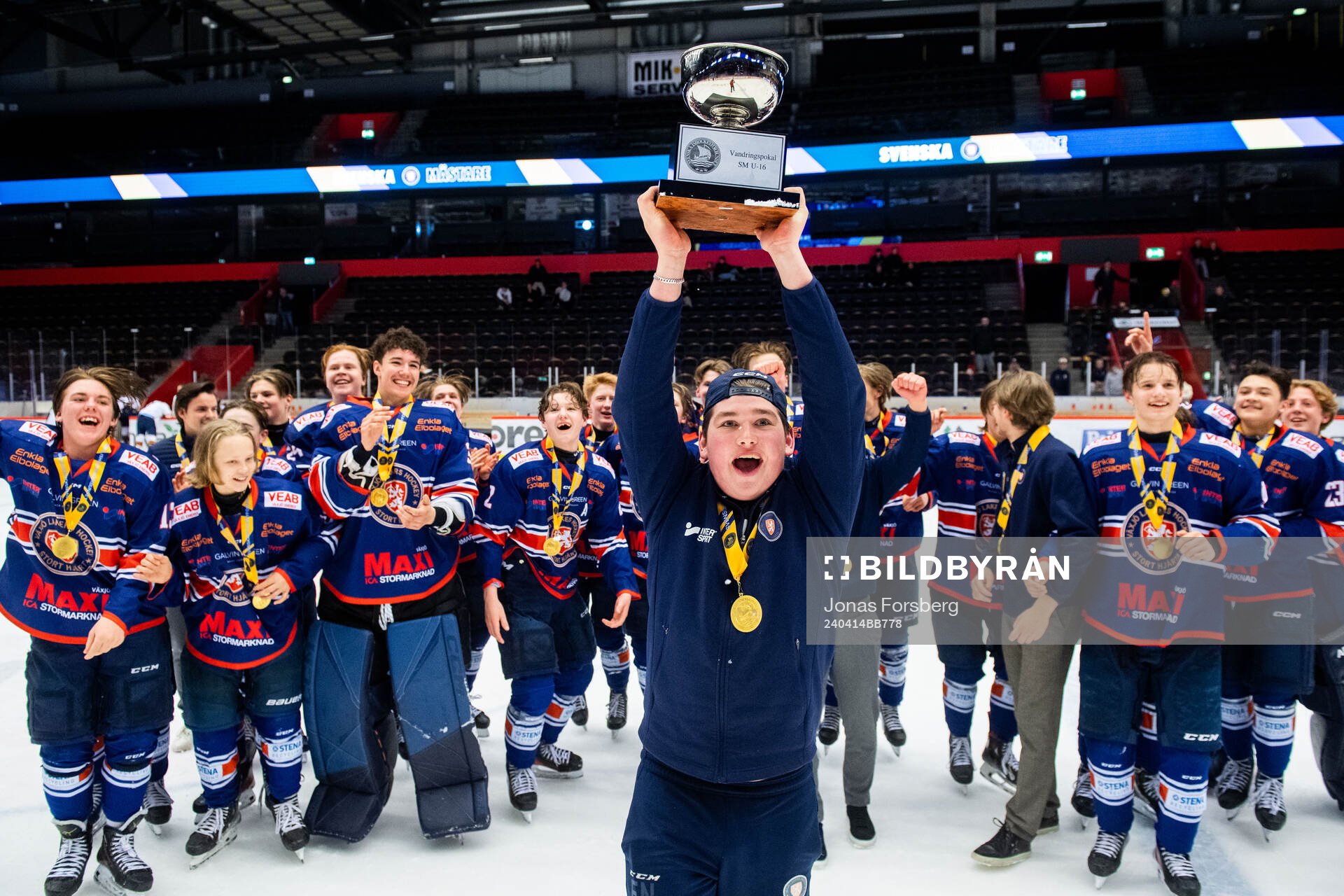 Växjös Edvin Nilsson jublar