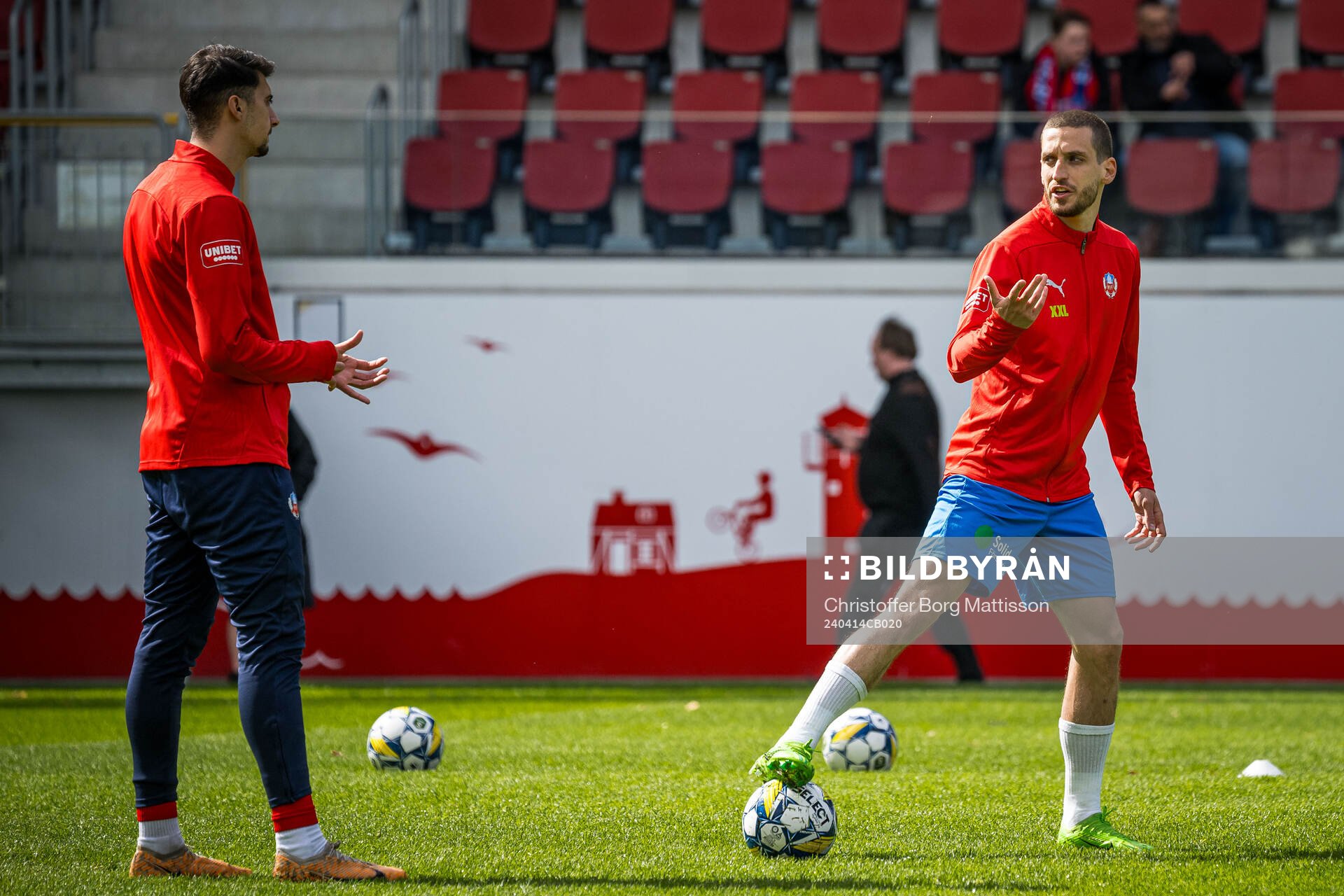 Helsingborgs Amar Muhsin och Arian Kabashi