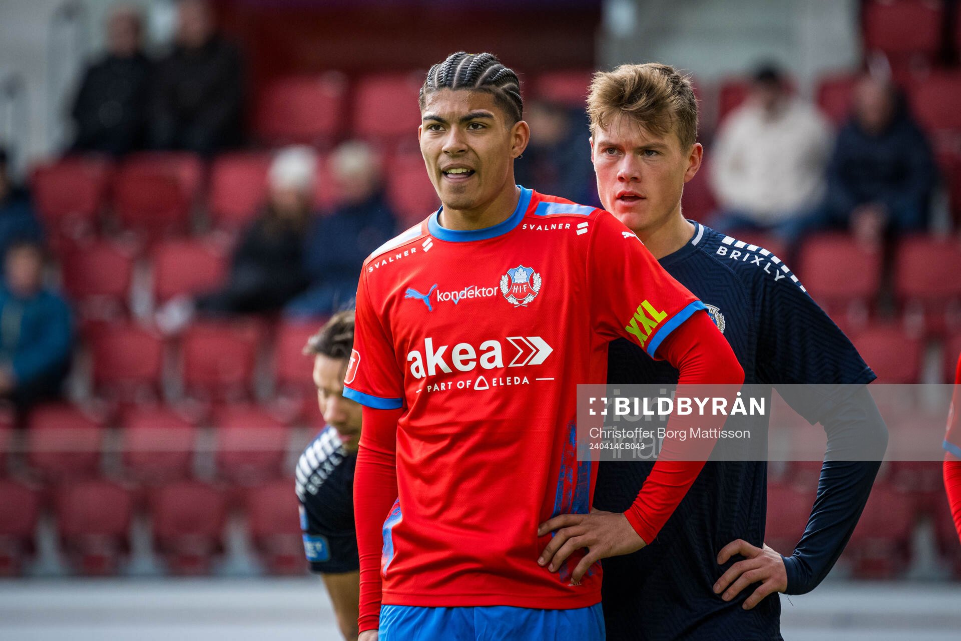 Helsingborgs Milan Silva Rasmussen och Utsiktens Albin
