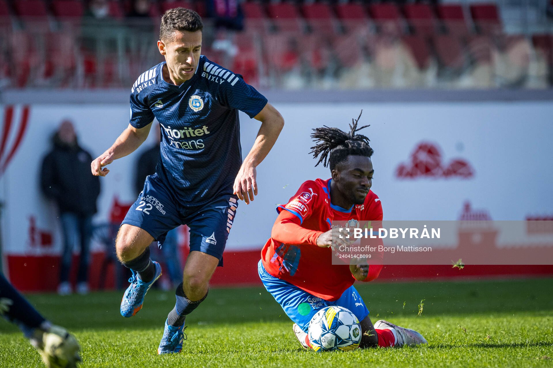 Utsiktens Predrag Randelovic och Helsingborgs Benjamin