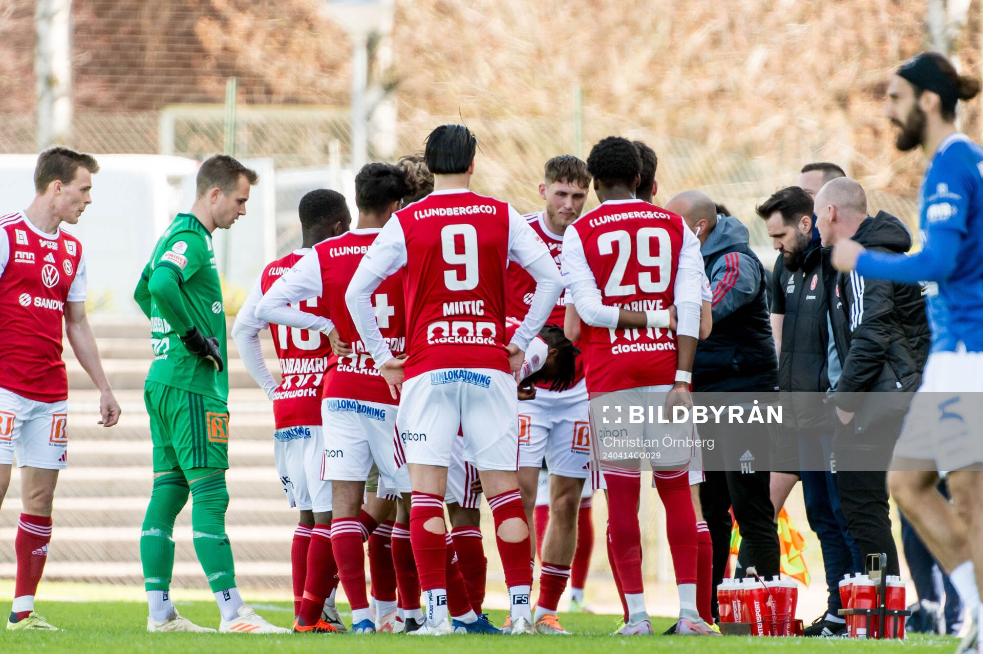 Sandvikens spelare deppar