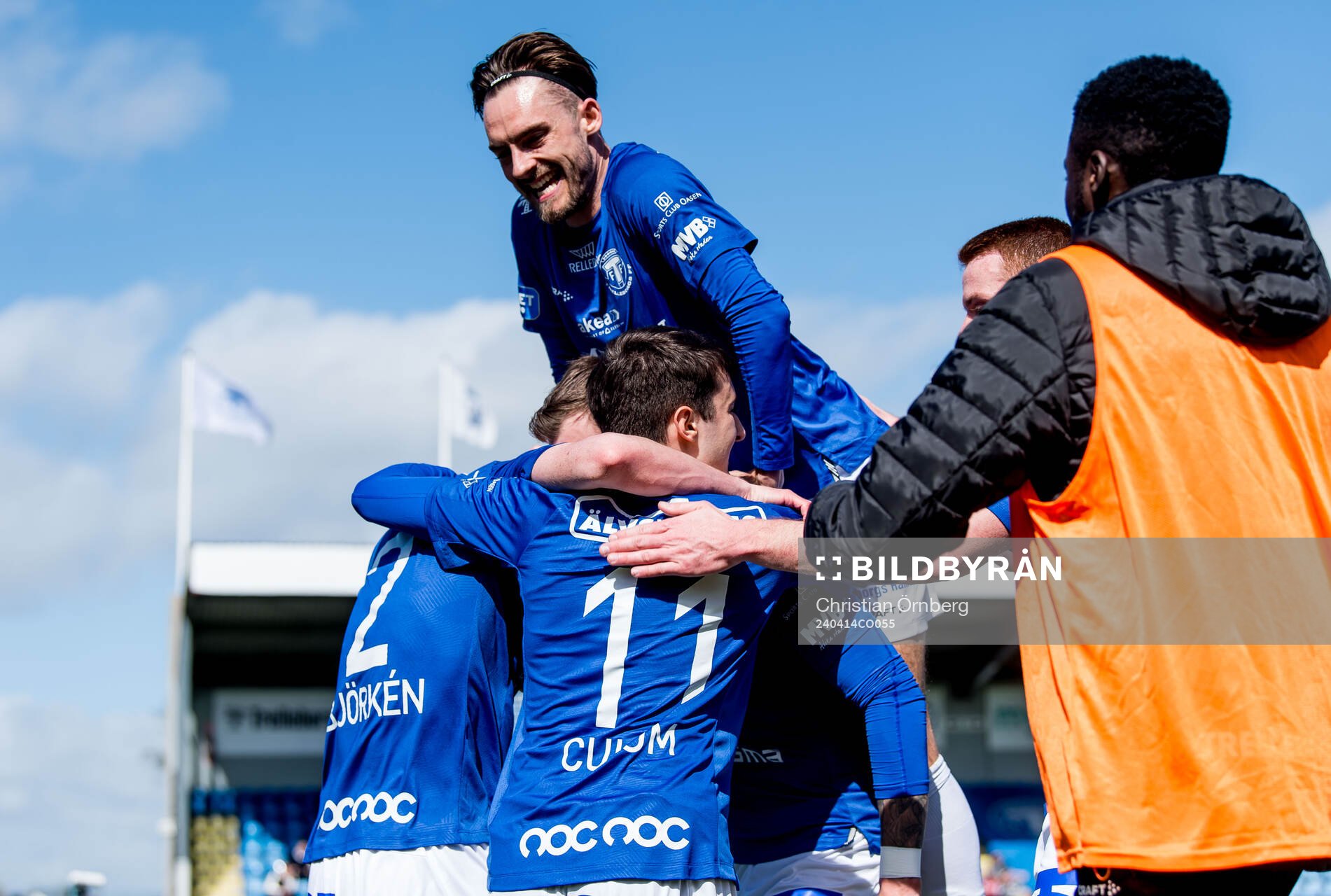 Trelleborgs Fritiof Björkén, Felix Hörberg och Armin