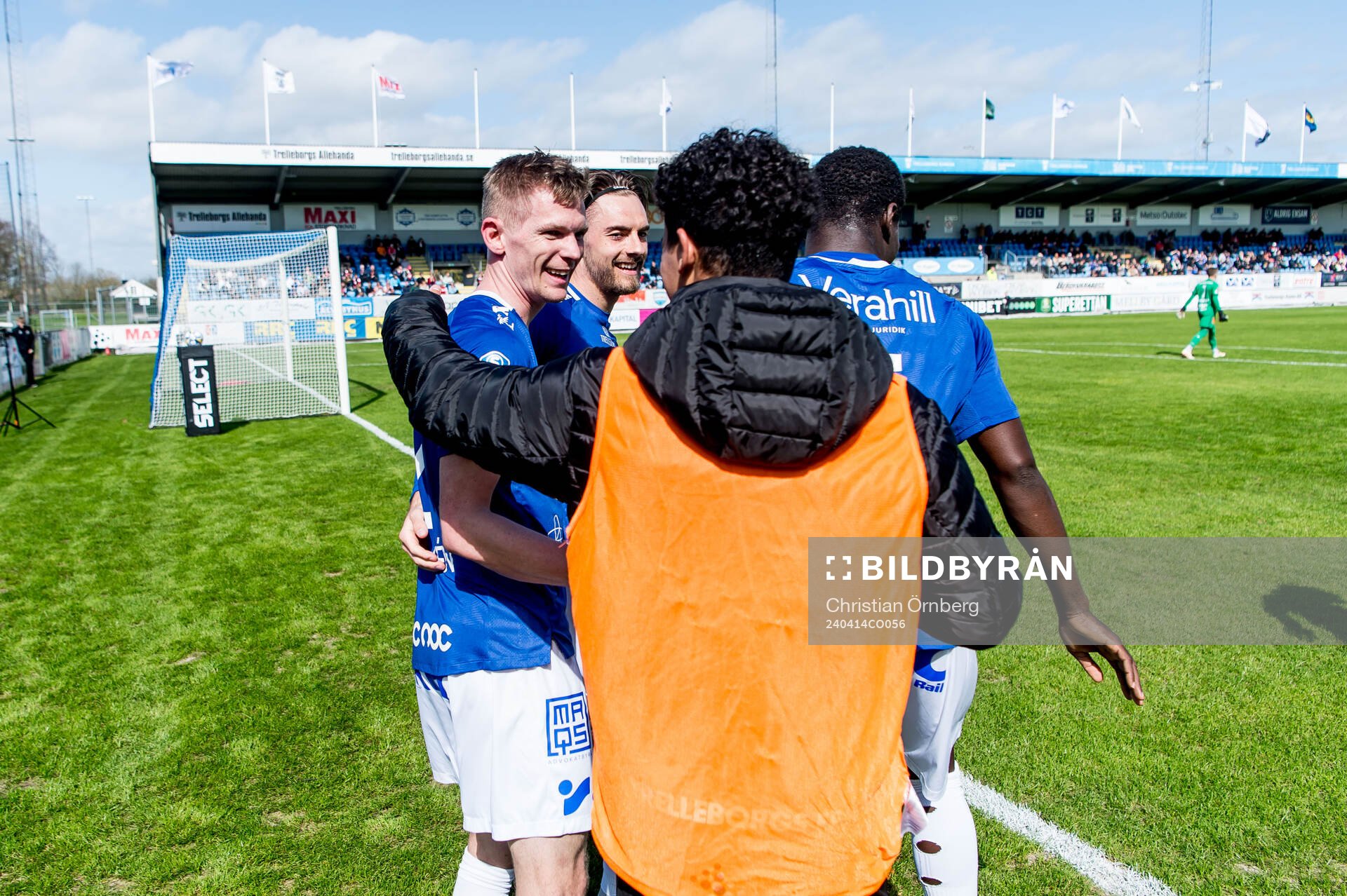 Trelleborgs Fritiof Björkén jublar