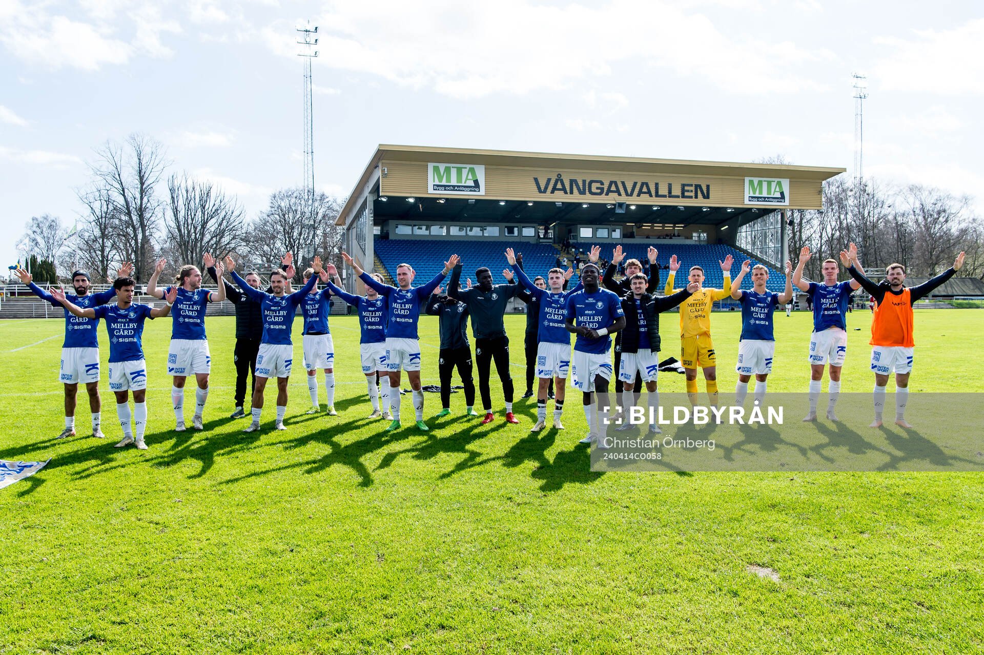Trelleborgs spelare jublar