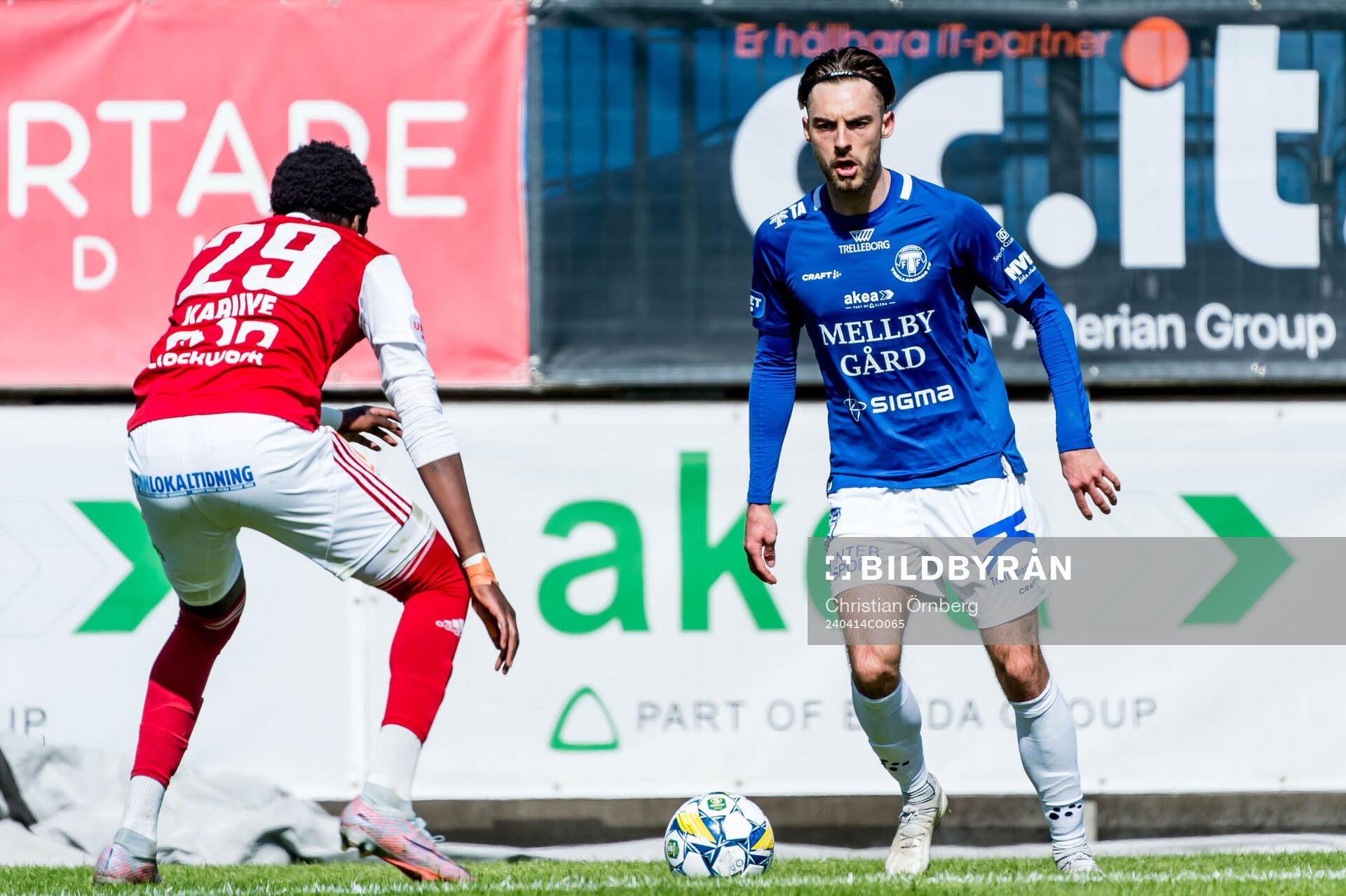 Trelleborgs Felix Hörberg och Othmane Salama